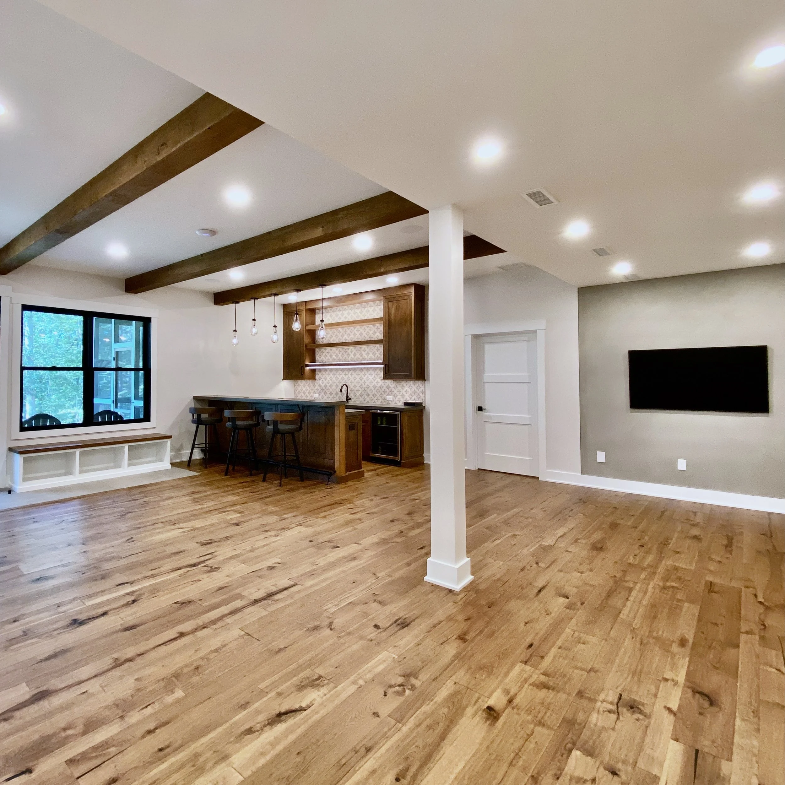 Remodel and Addition construction by Plumb Level Square builders in Madison County North Carolina