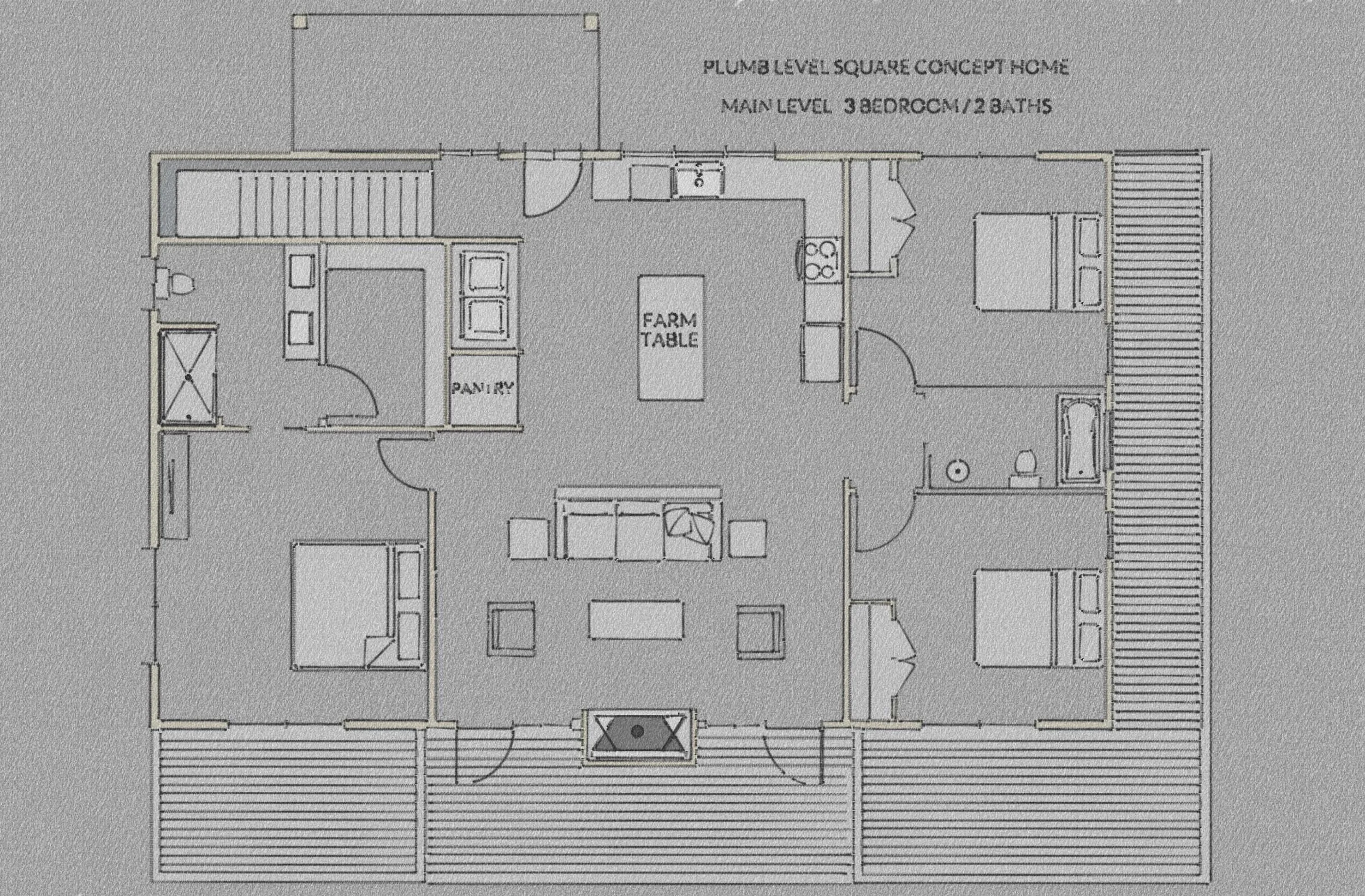 Plumb Level Square Concept Home