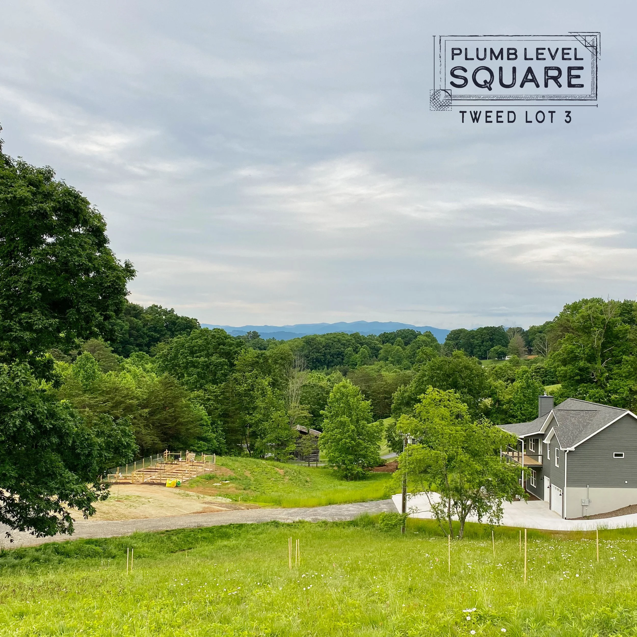 Long range views at the top of the knoll