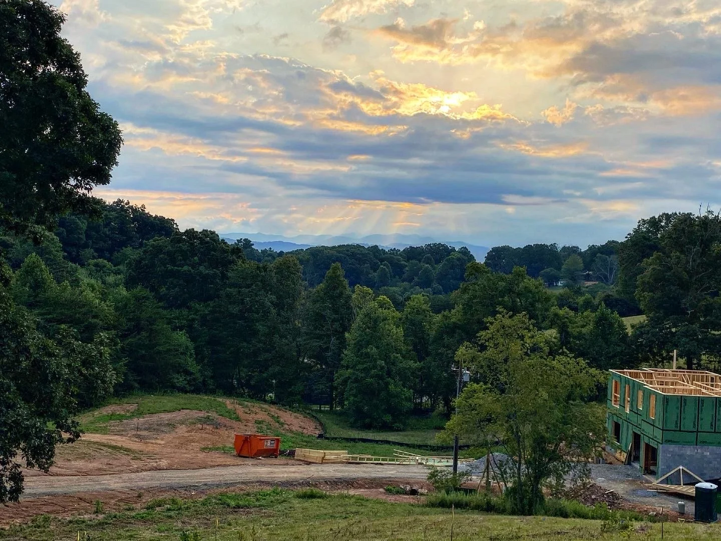 Views from the future home site
