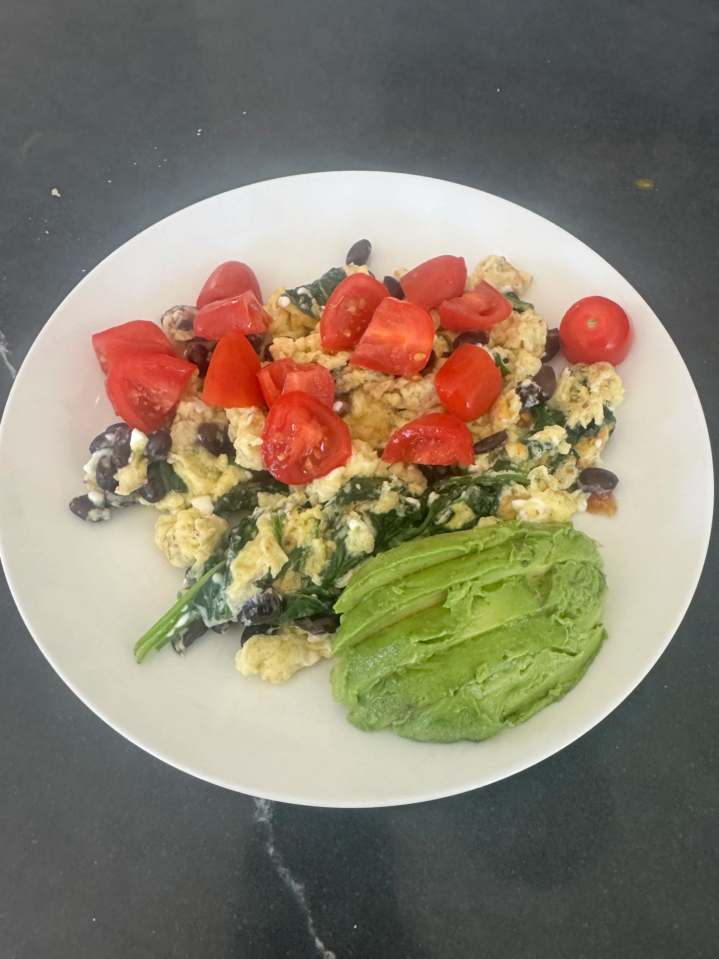 High Protein Scrambled Eggs w/ Cottage Cheese