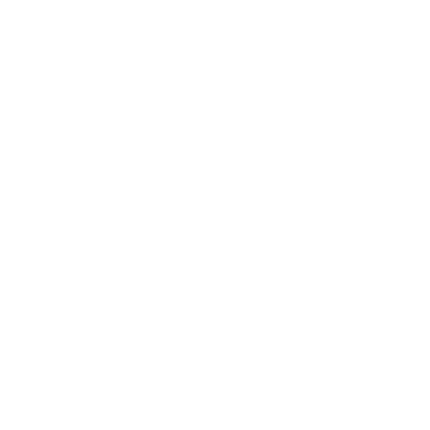 Black and white icon of a telephone receiver curved in a classic phone shape.
