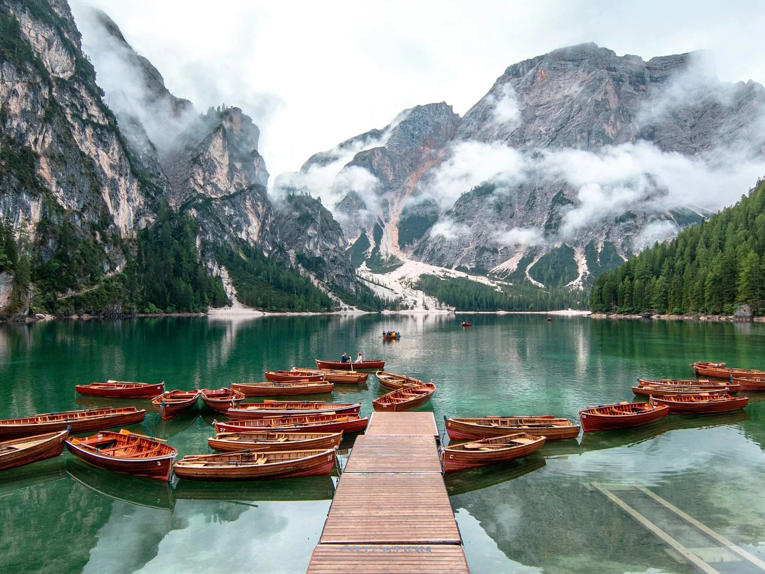 Lago di Braies in the Italian Dolomites