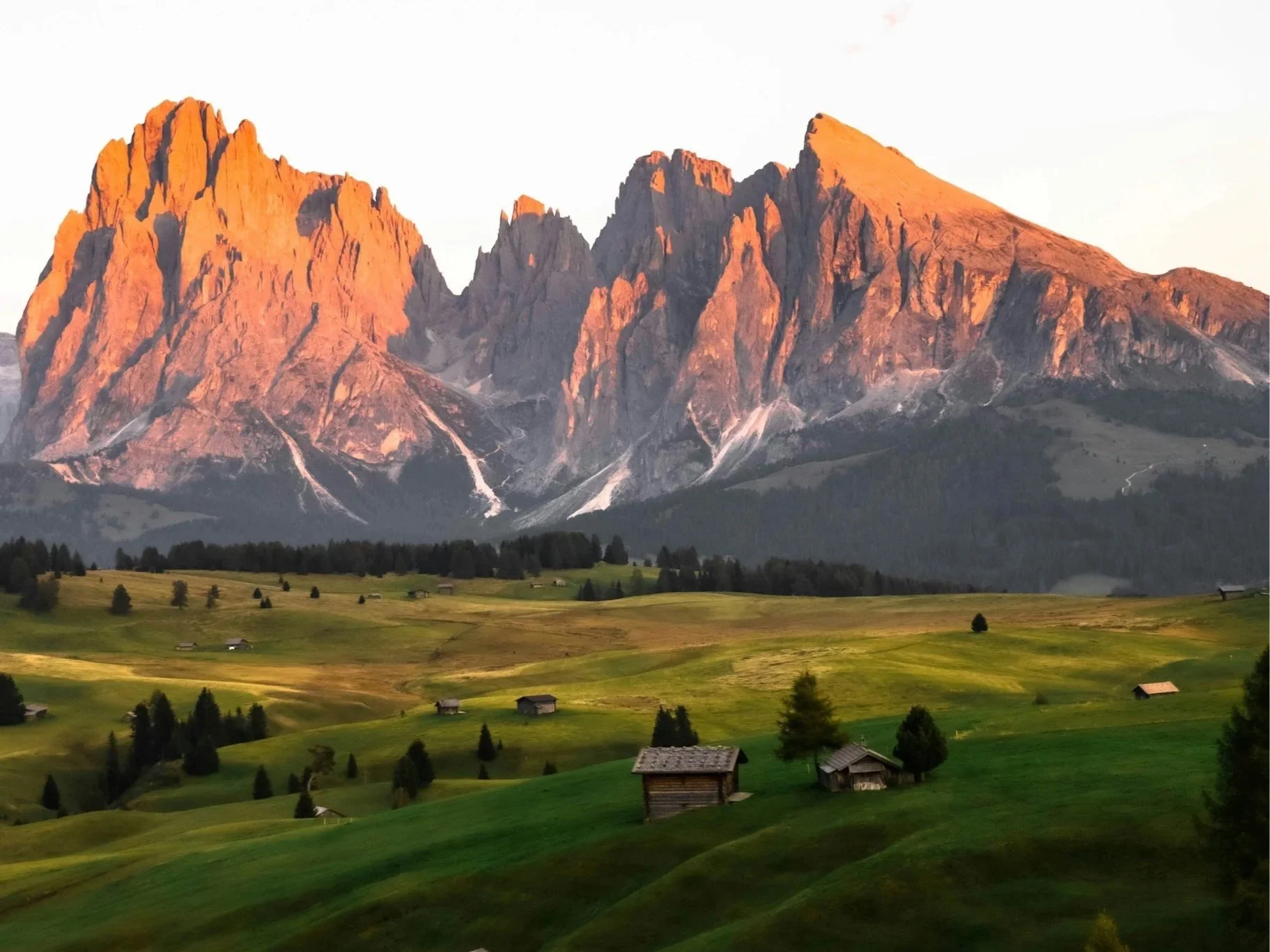 Alpe di Siusi elopement location in the Italian Dolomites