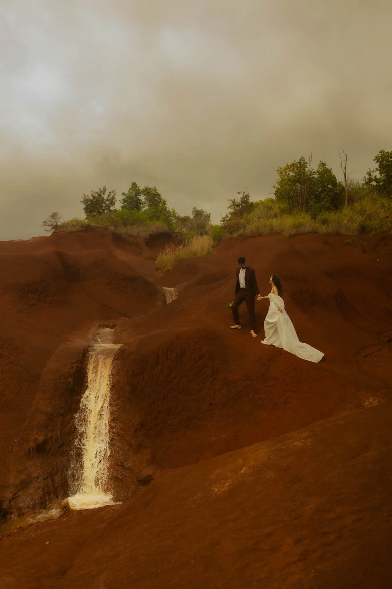 Intimate Waimea Canyon Kauai Elopement 