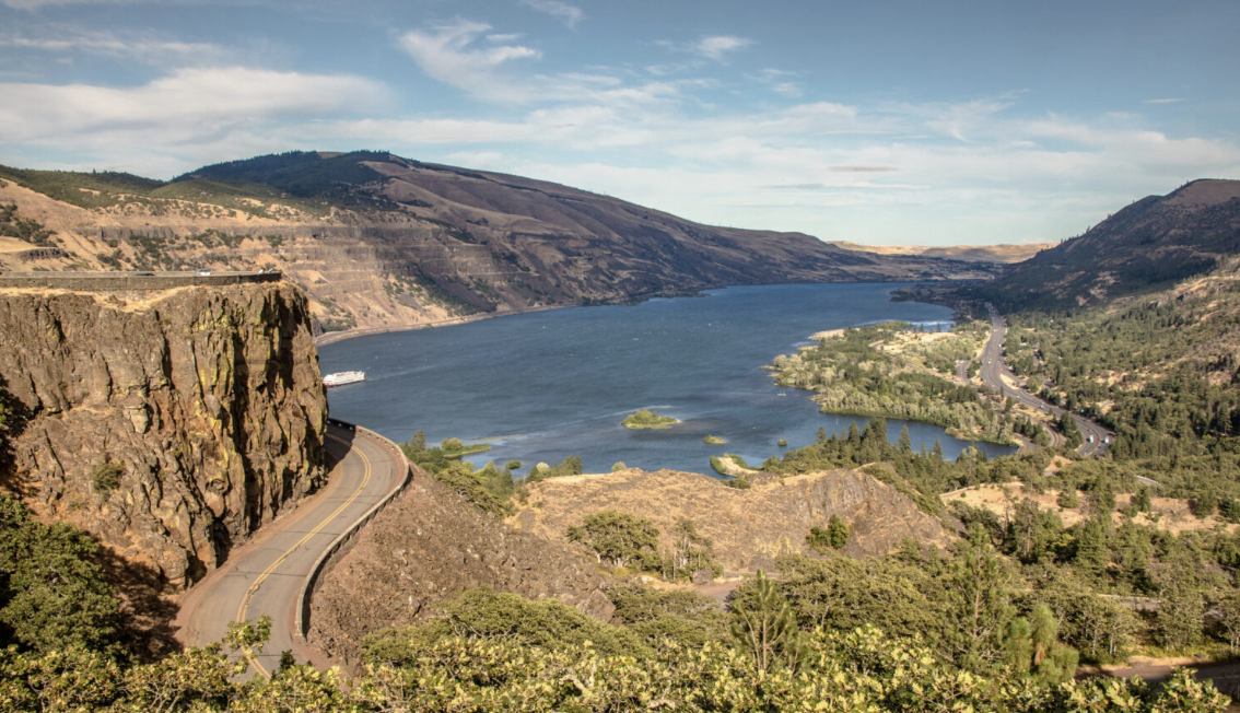 Rowena Crest in the Columbia River Gorge