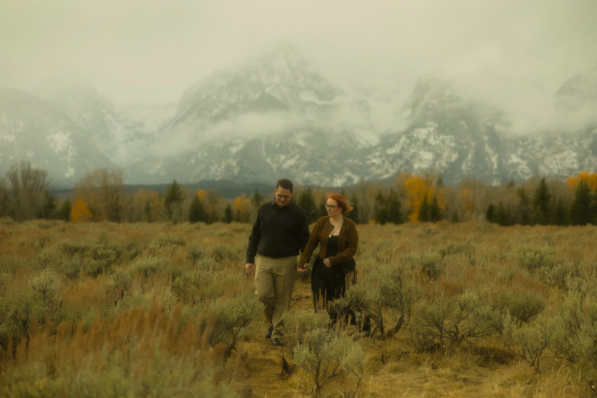moody fall elopement in the Grand Tetons