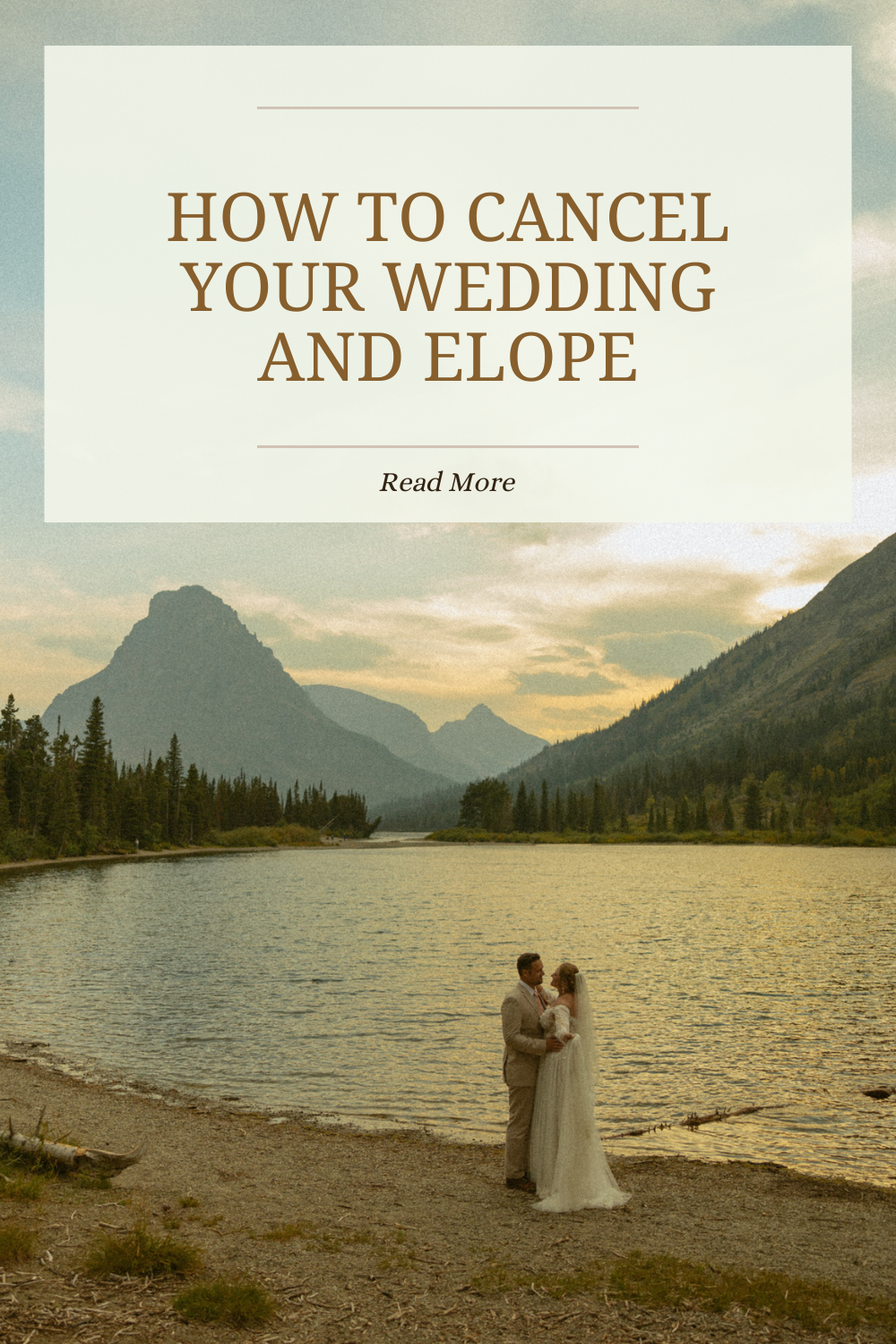 How to Cancel Your Wedding and Elope