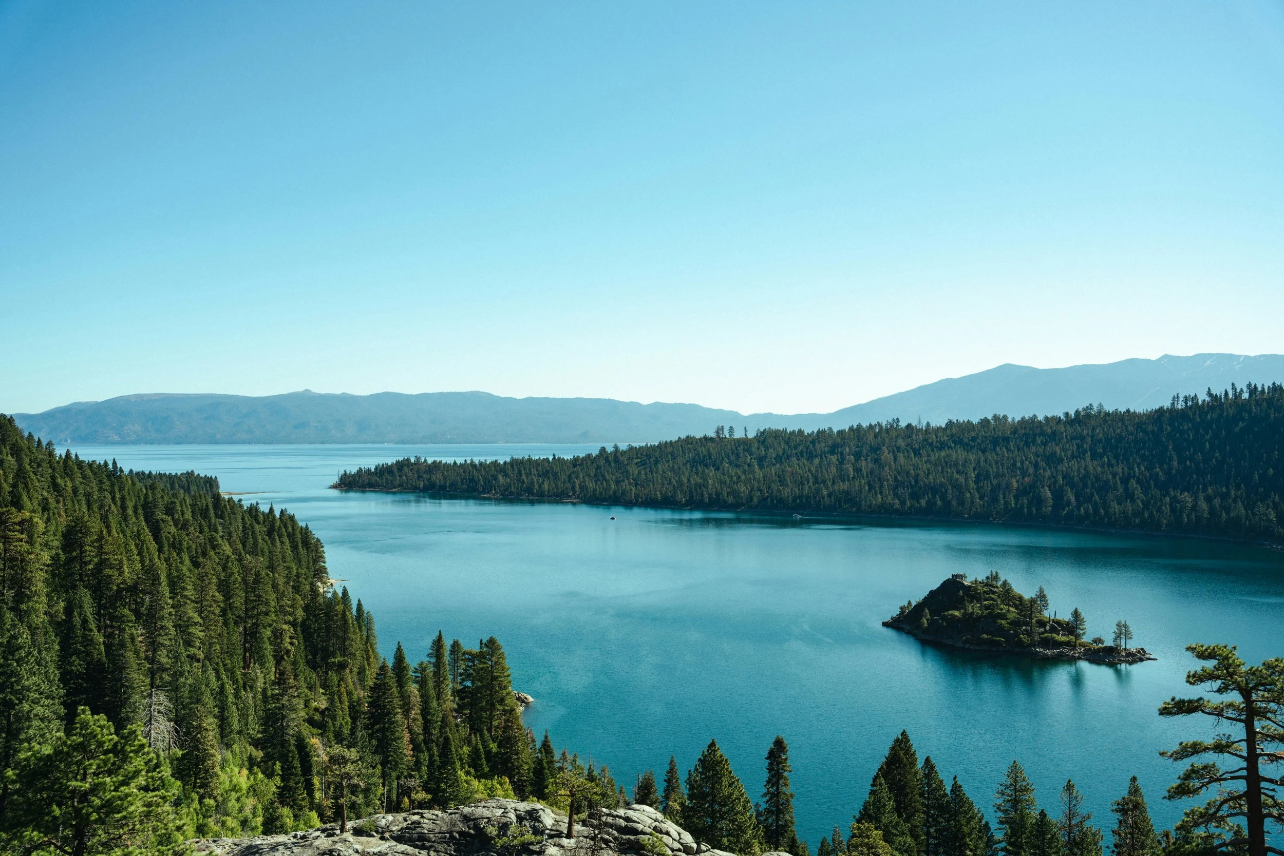 emerald bay overlook in Lake Tahoe