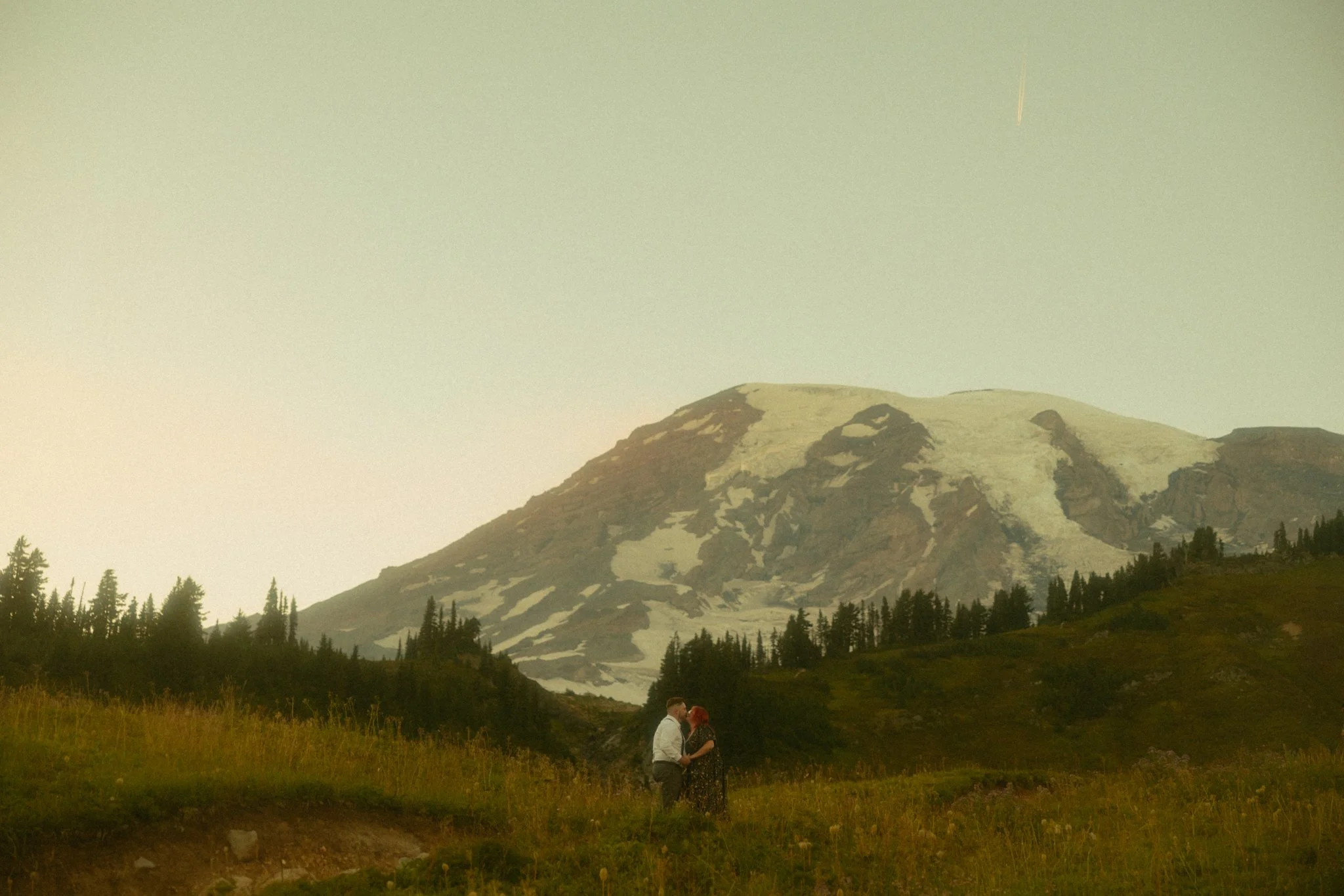 couple getting married in Mt Rainier National Park