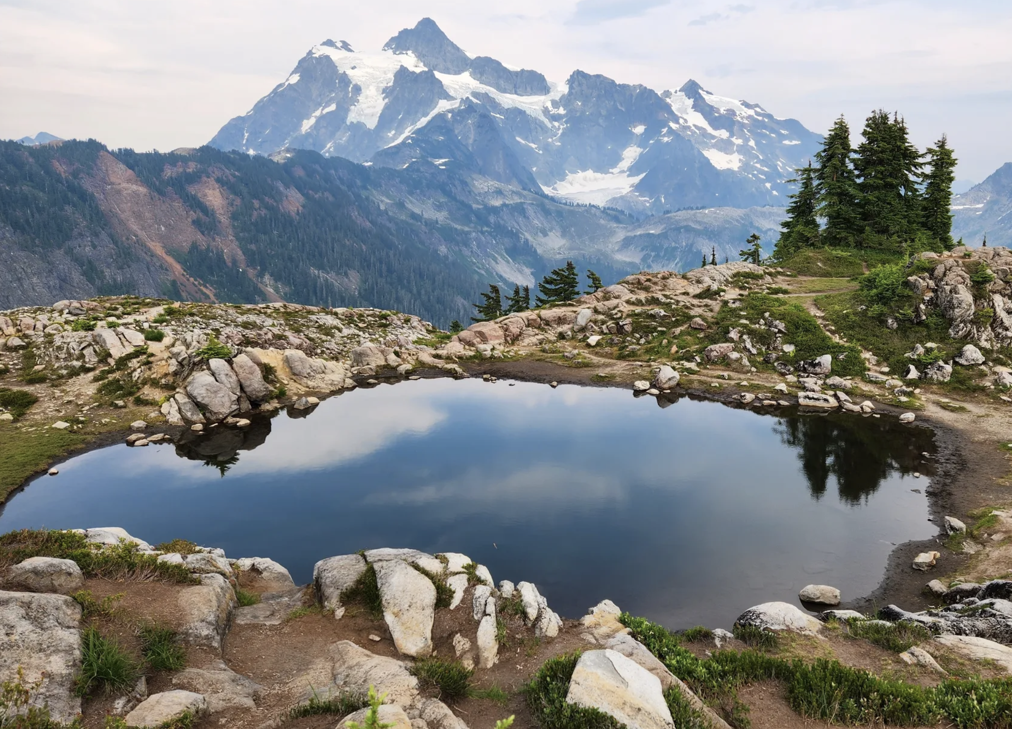 landscape of Artist Point in North Cascades
