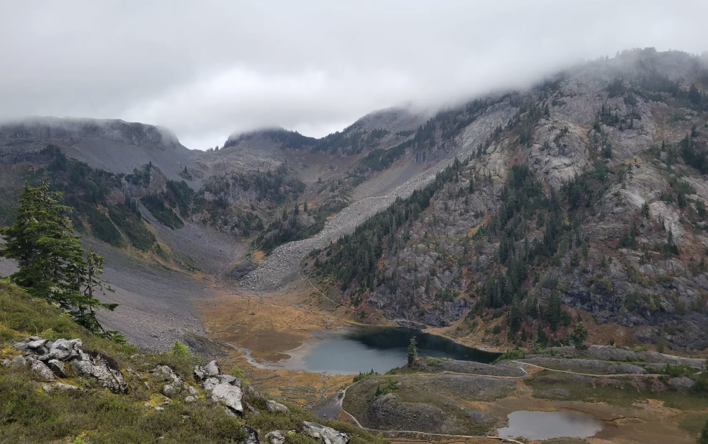 chain lakes loop in North Cascades