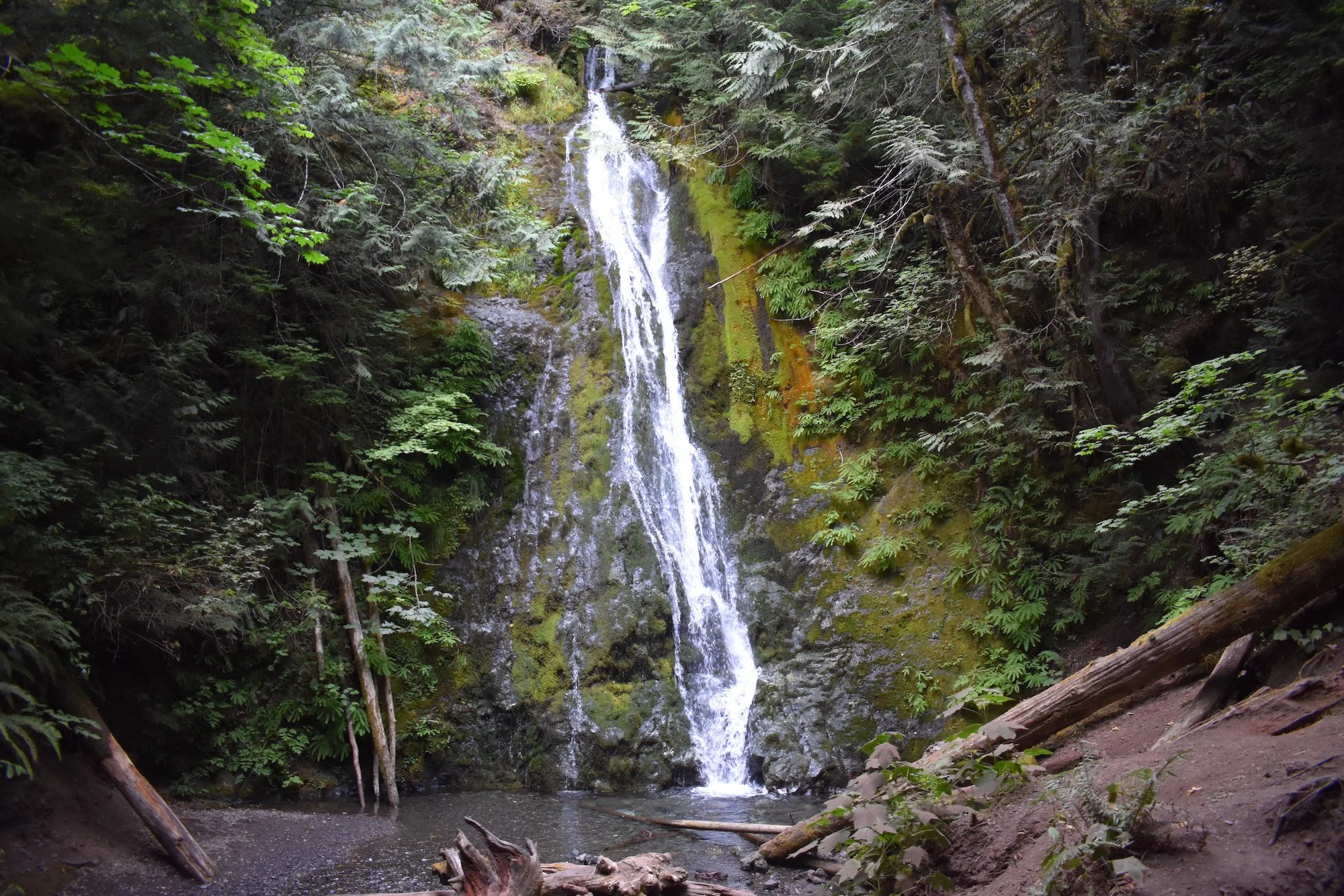 Base of Madison Falls in Olympic National Park