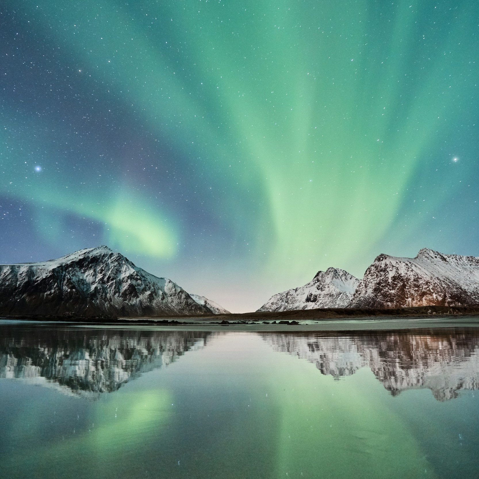 northern lights in Alaska