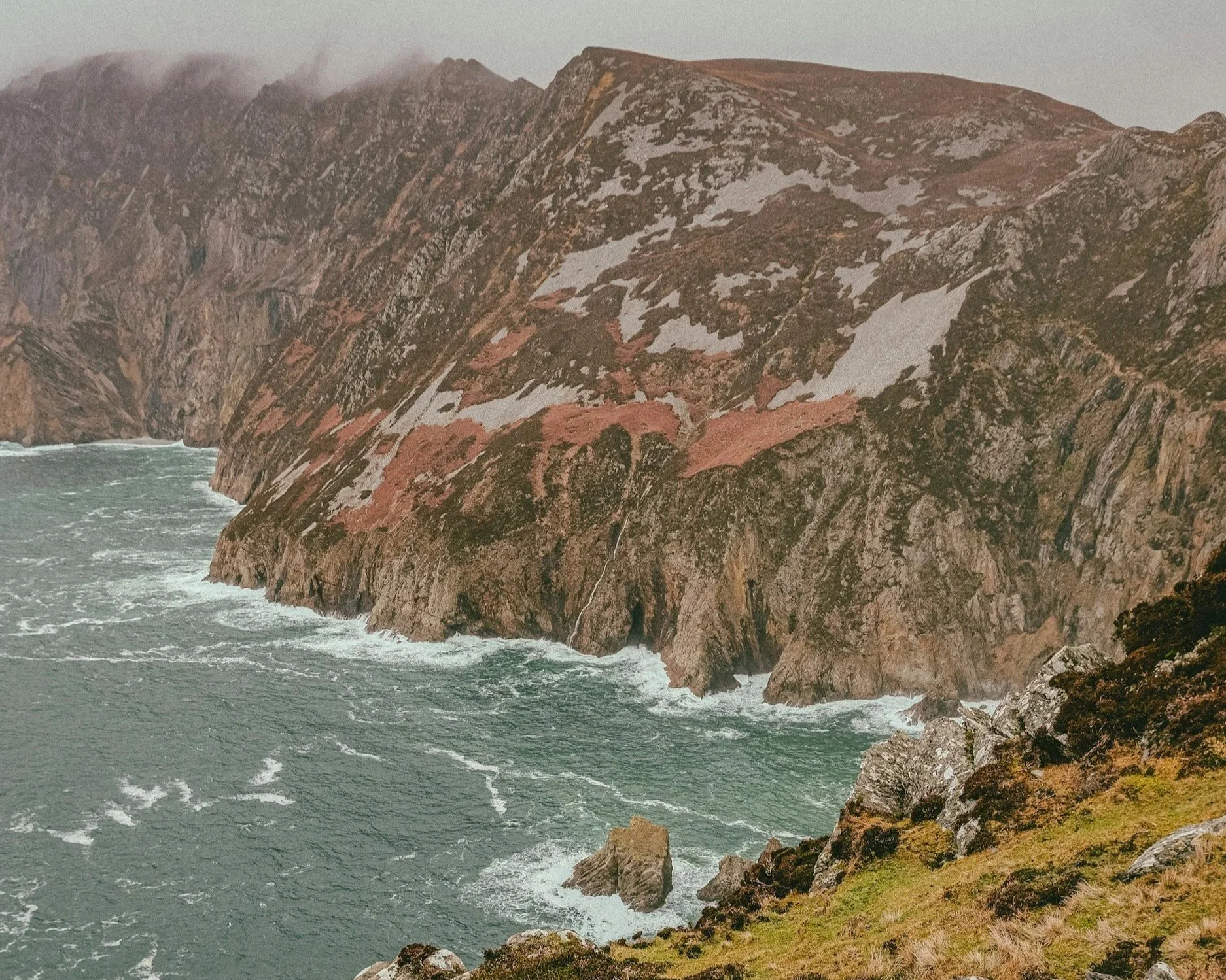 coastal cliffside in Ireland