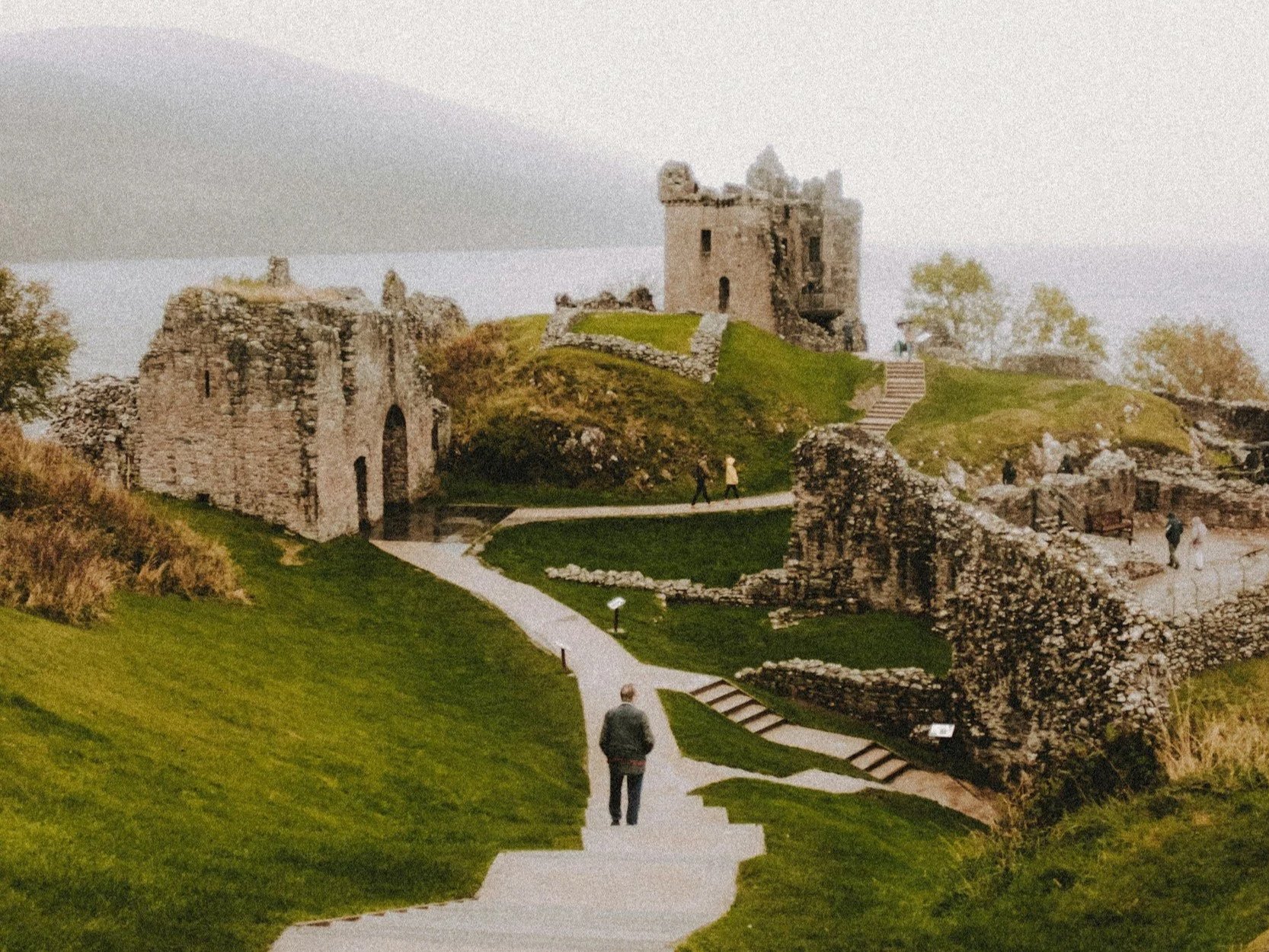 a castle ruin in Scotland