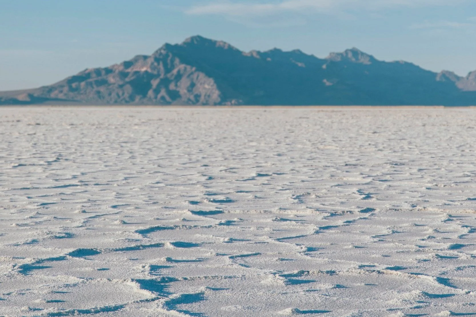 Bonneville Salt Flats in Utah