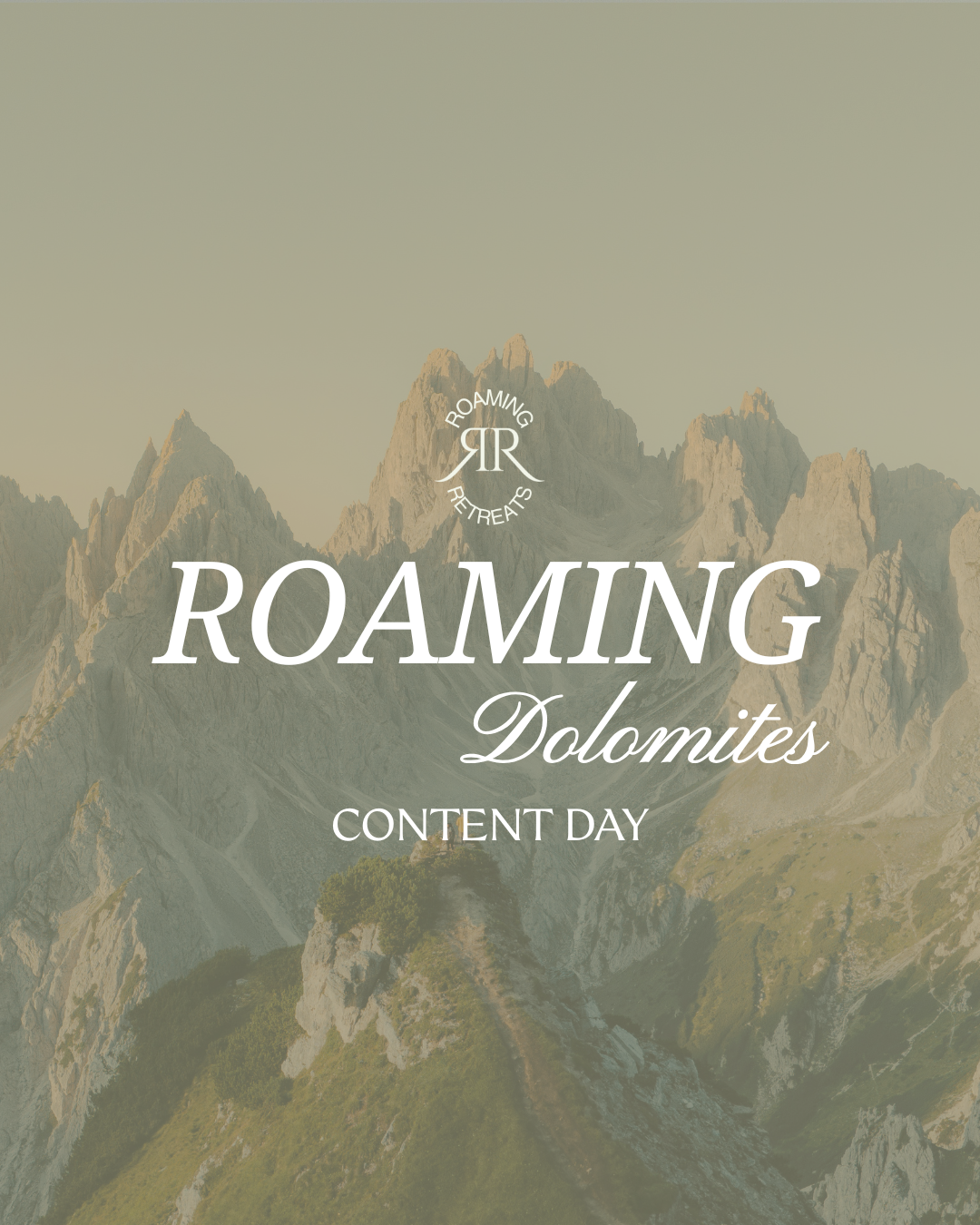 Roaming Dolomites Content Day Add On