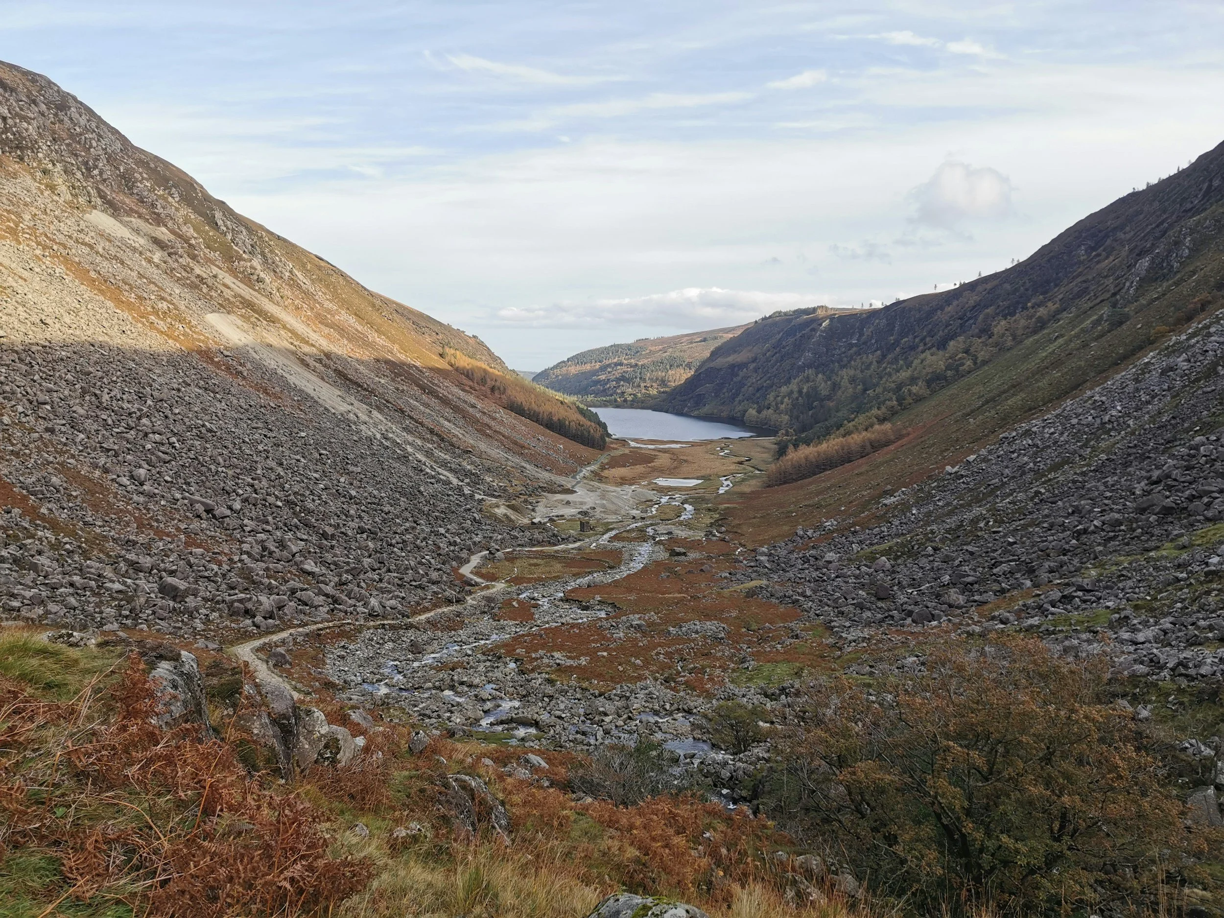 a landscape photo of Wicklow National Park in Ireland