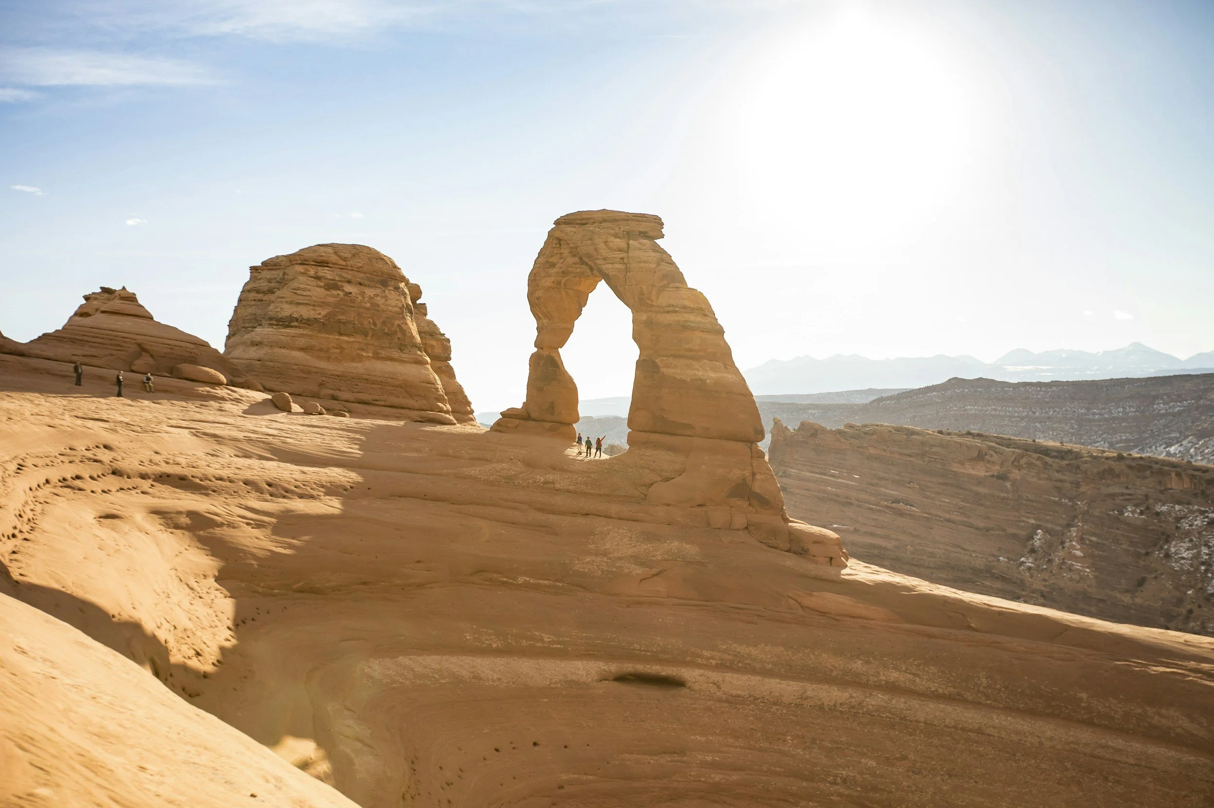 a landscape of Delicate Arch in Utah's Arches National Park