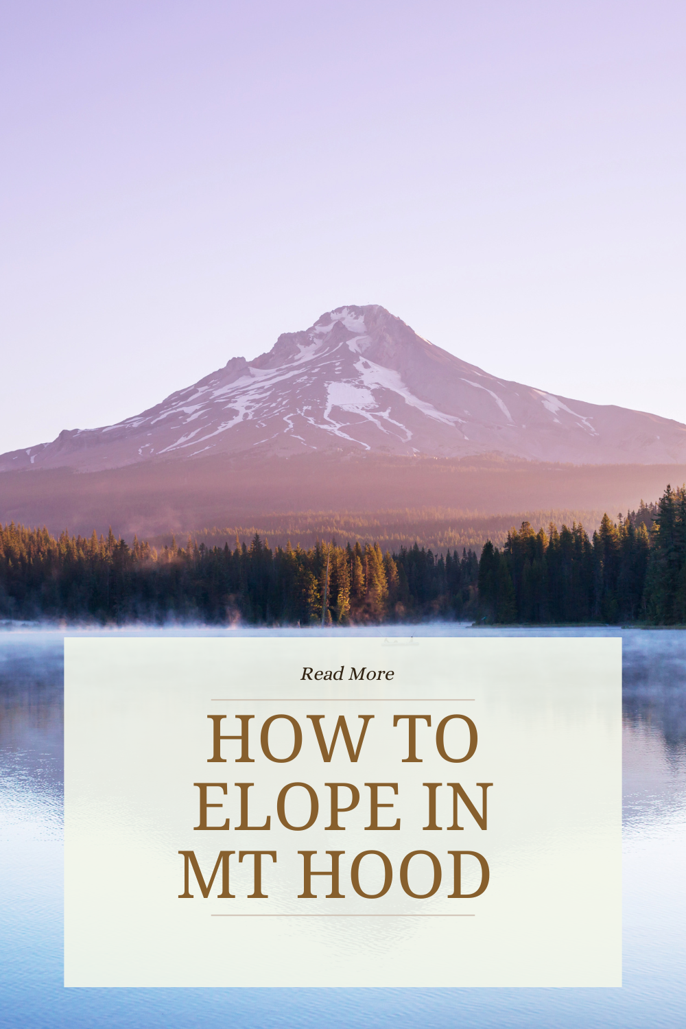How to Elope in Mt Hood in 2026 