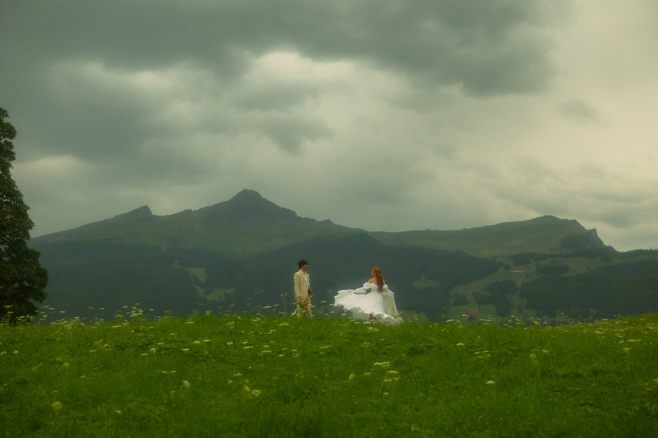 A Swiss Alps Meadow Elopement in Grindelwald