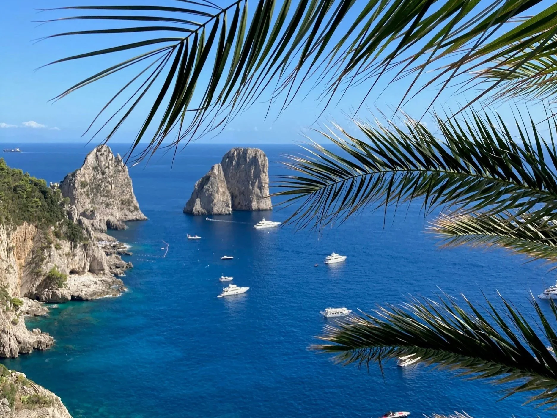 the coast of Capri