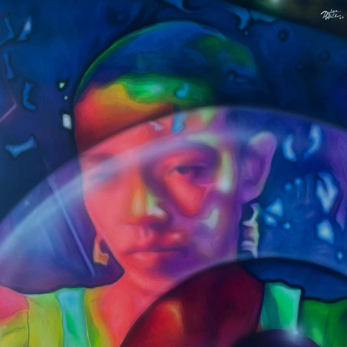 Inspired by the incredible photography of @merima.amirem 📸
I came across this photo and couldn&rsquo;t resist the urge to paint it!
There&rsquo;s something about the way she captured light and mood that sparked this whole piece. 
It was used in a co