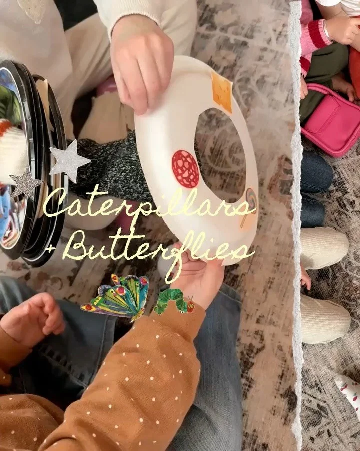 Hoping this is the last of the snow but they made the most of it! 🐛🦋