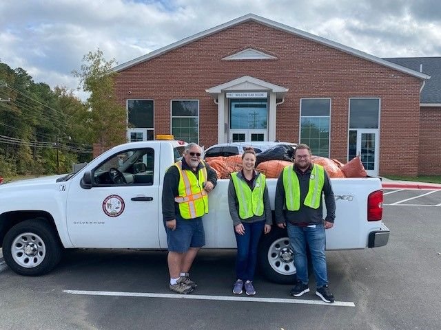 Litter Sweep 2021 - CDO Staff & trash.jpg