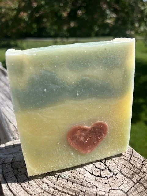 Gardenia Heart Soap