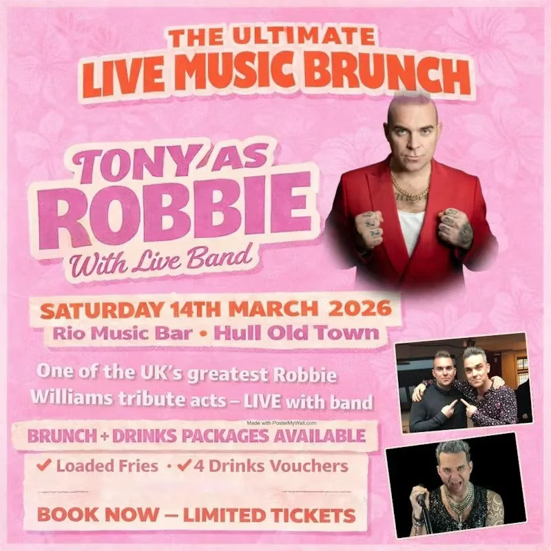 Live music Brunch- with Tony as Robbie