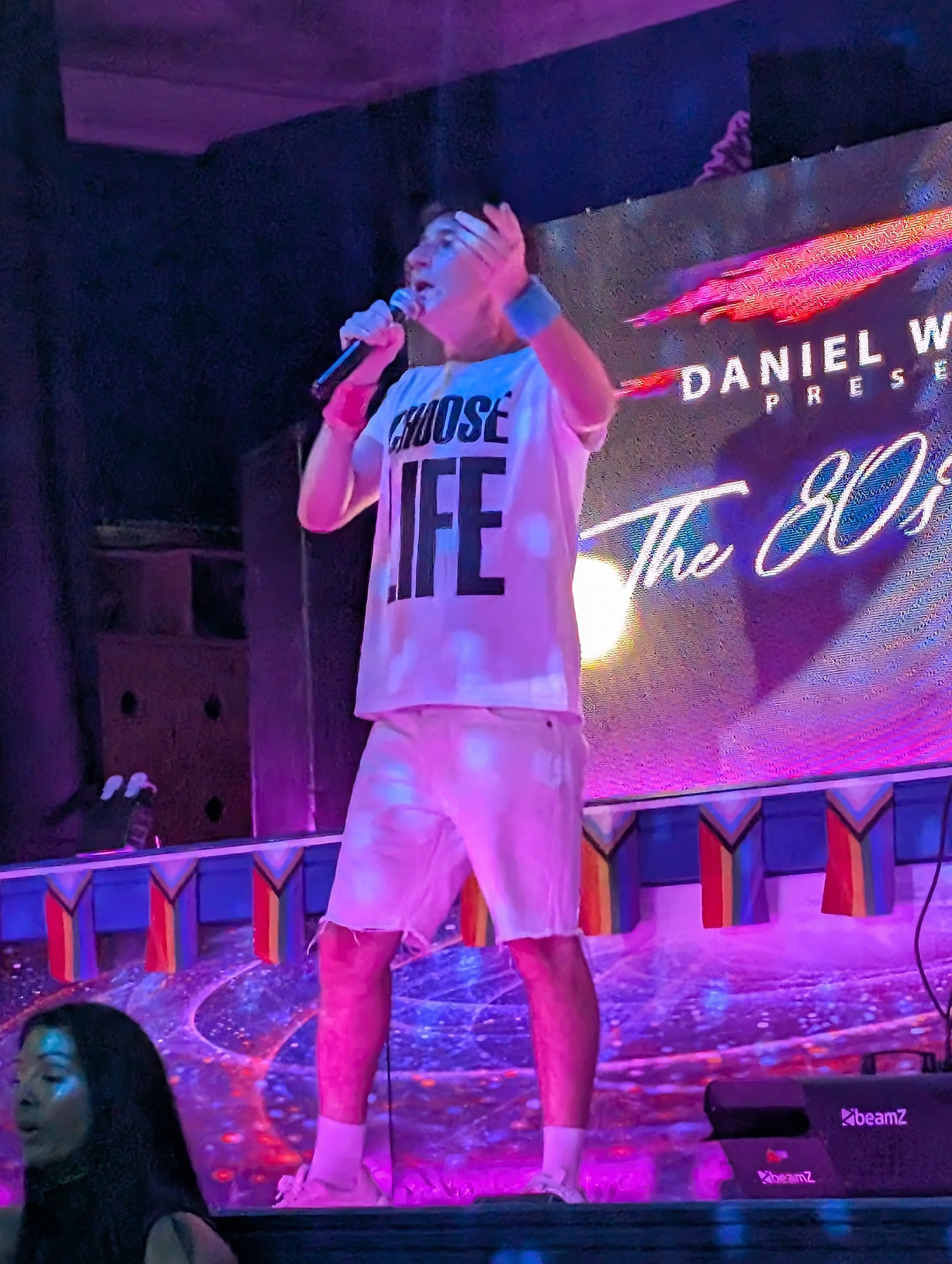 Daniel Winters  at our Pride 80s party