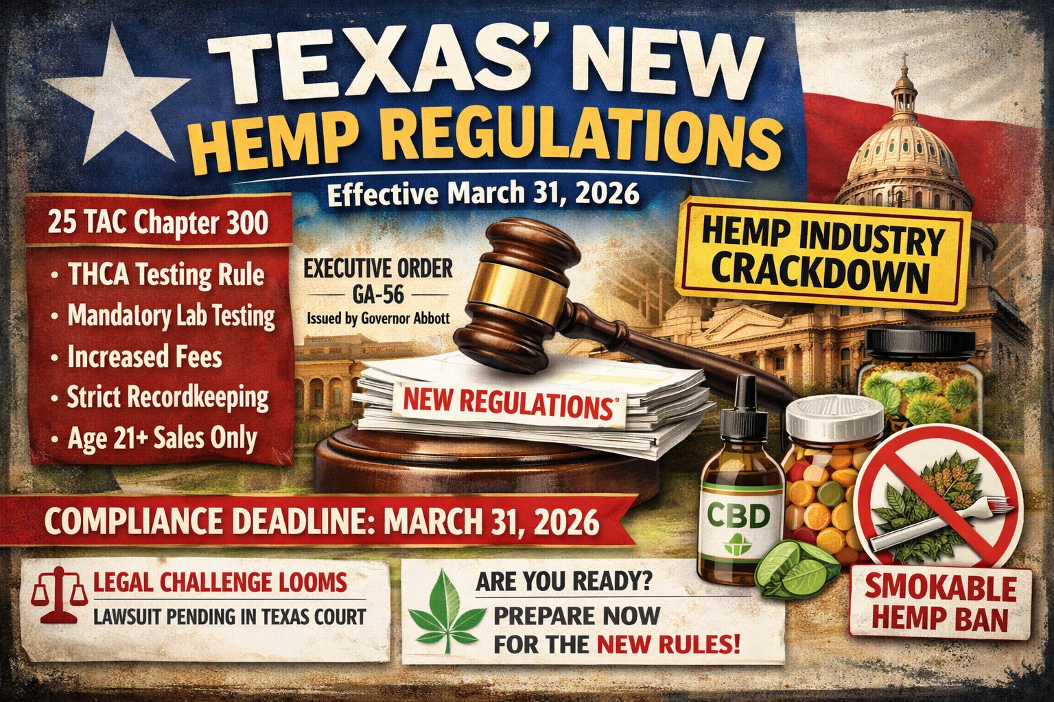 Texas Hemp is Being Restructured — What the New DSHS Rules Mean for Your Operation