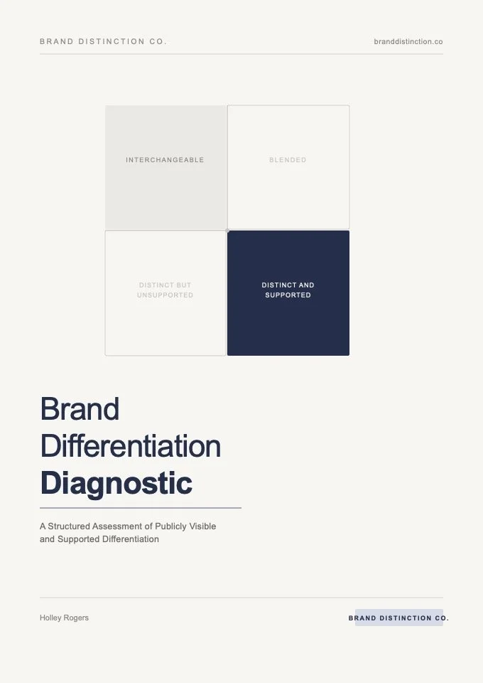 Brand Differentiation Diagnostic