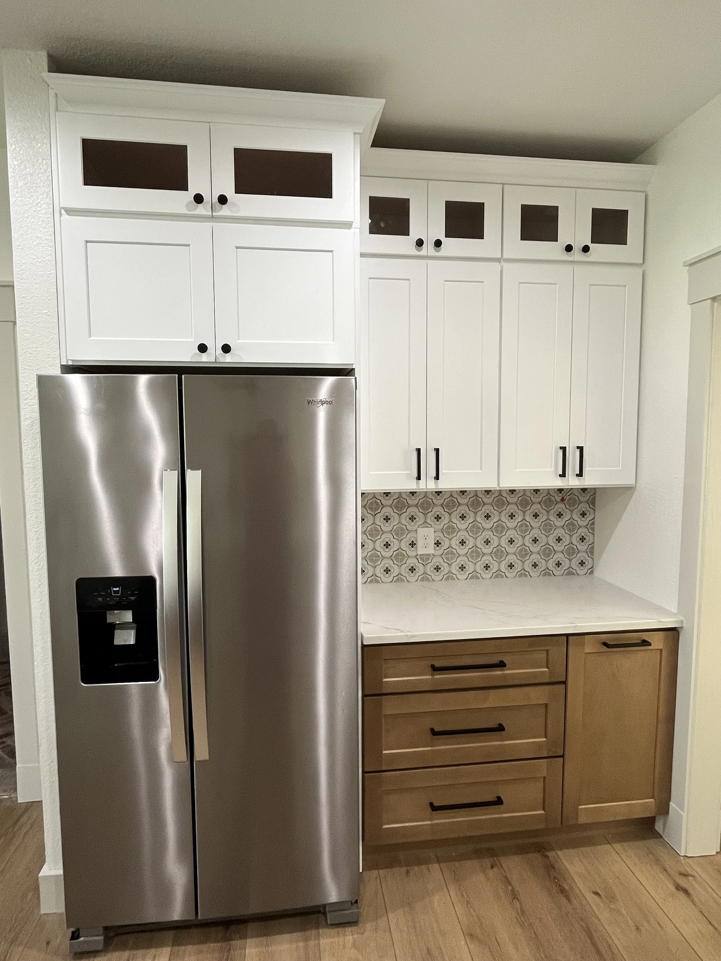 After frig cabinets remodel