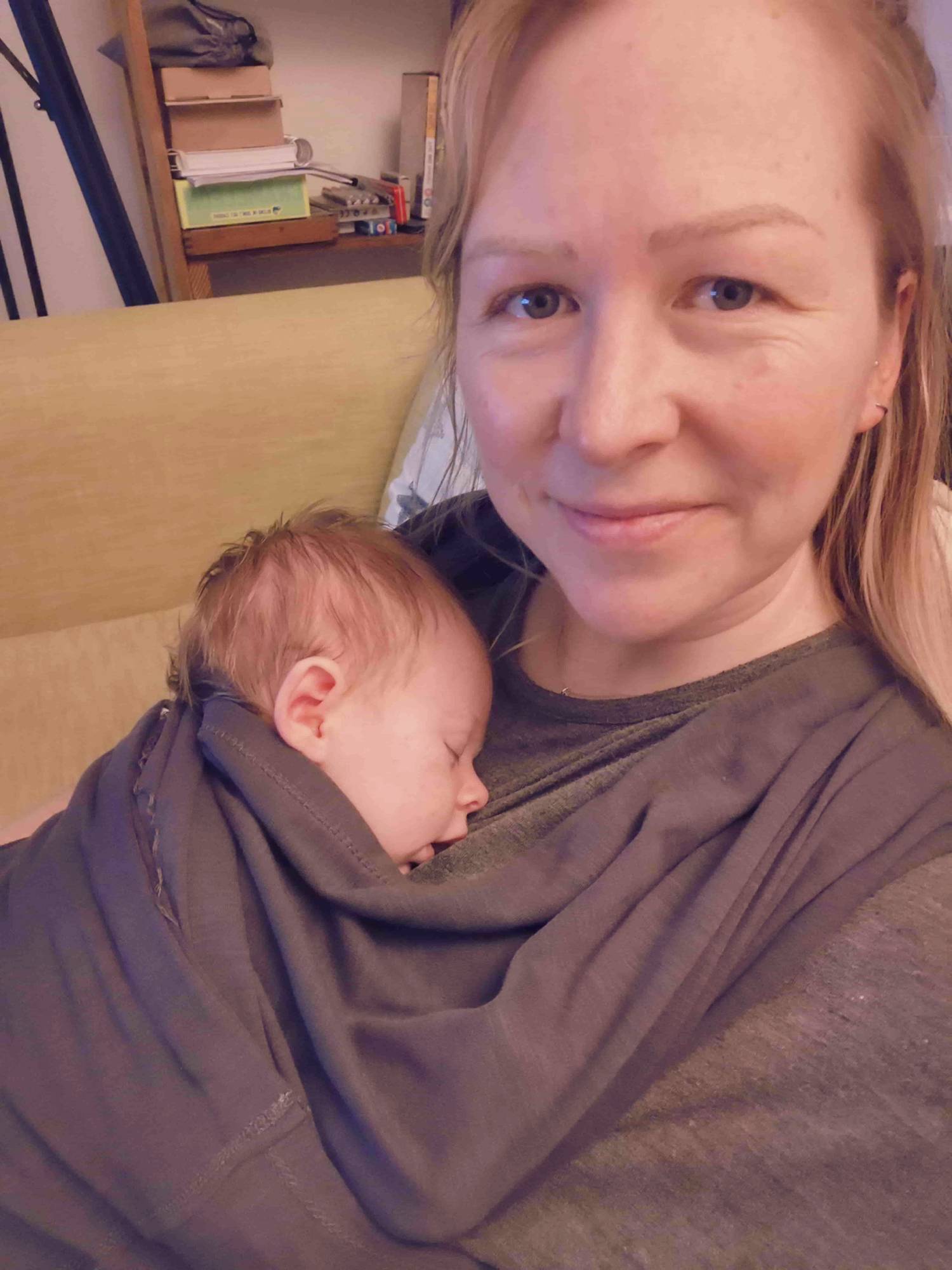 Alex the doula with her baby