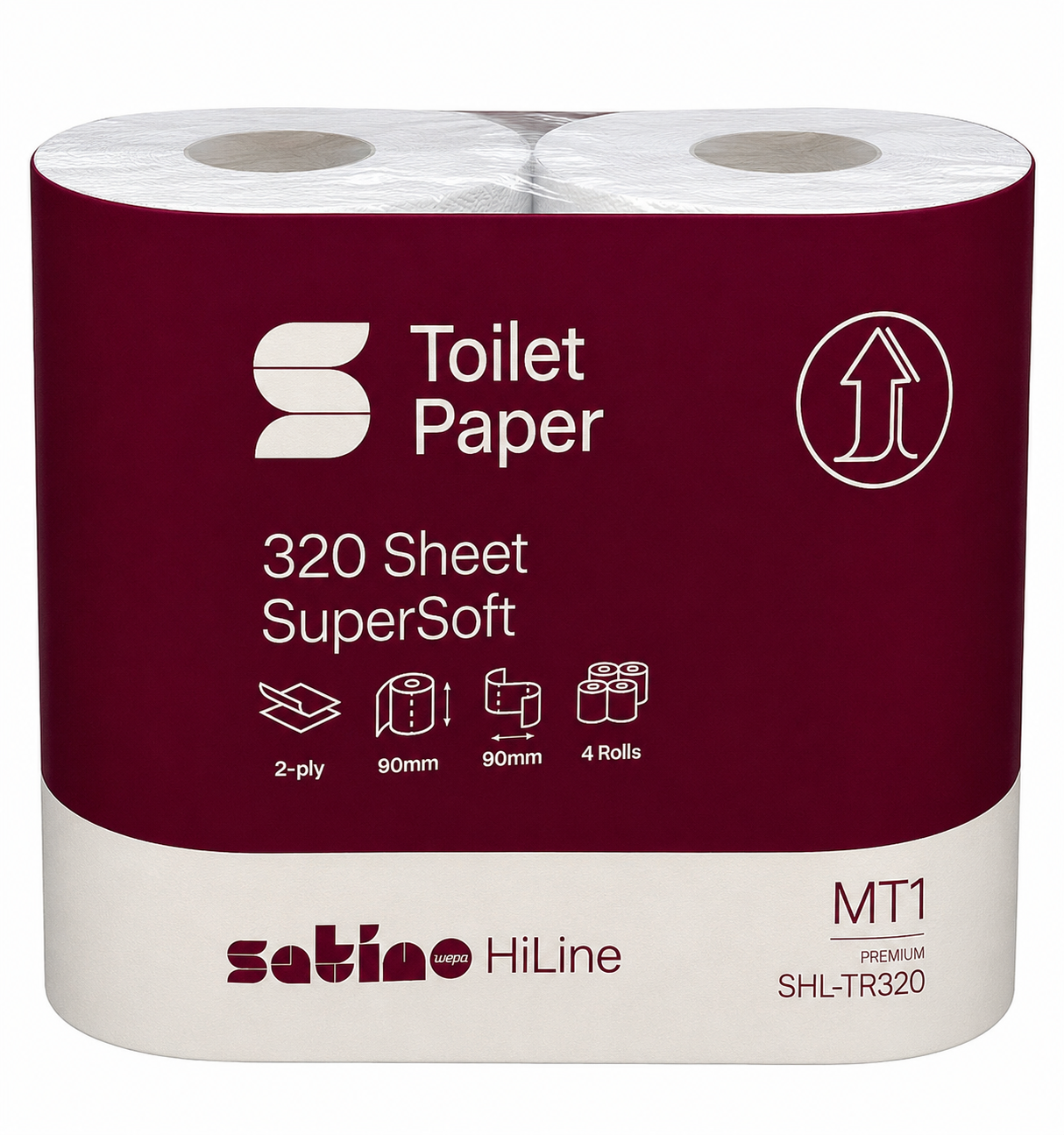 Toilet Paper Satino - 2ply - 320 sheets - 36 rolls
