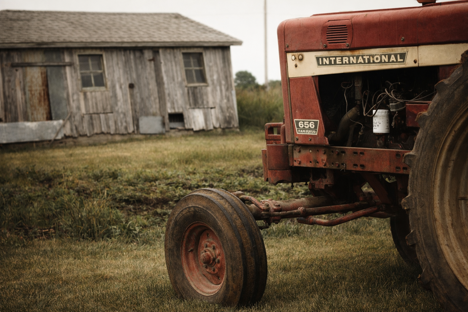 "Set to Rust"
The machine sits where its work ended, giving itself back to time. Its purpose lingers in its form.