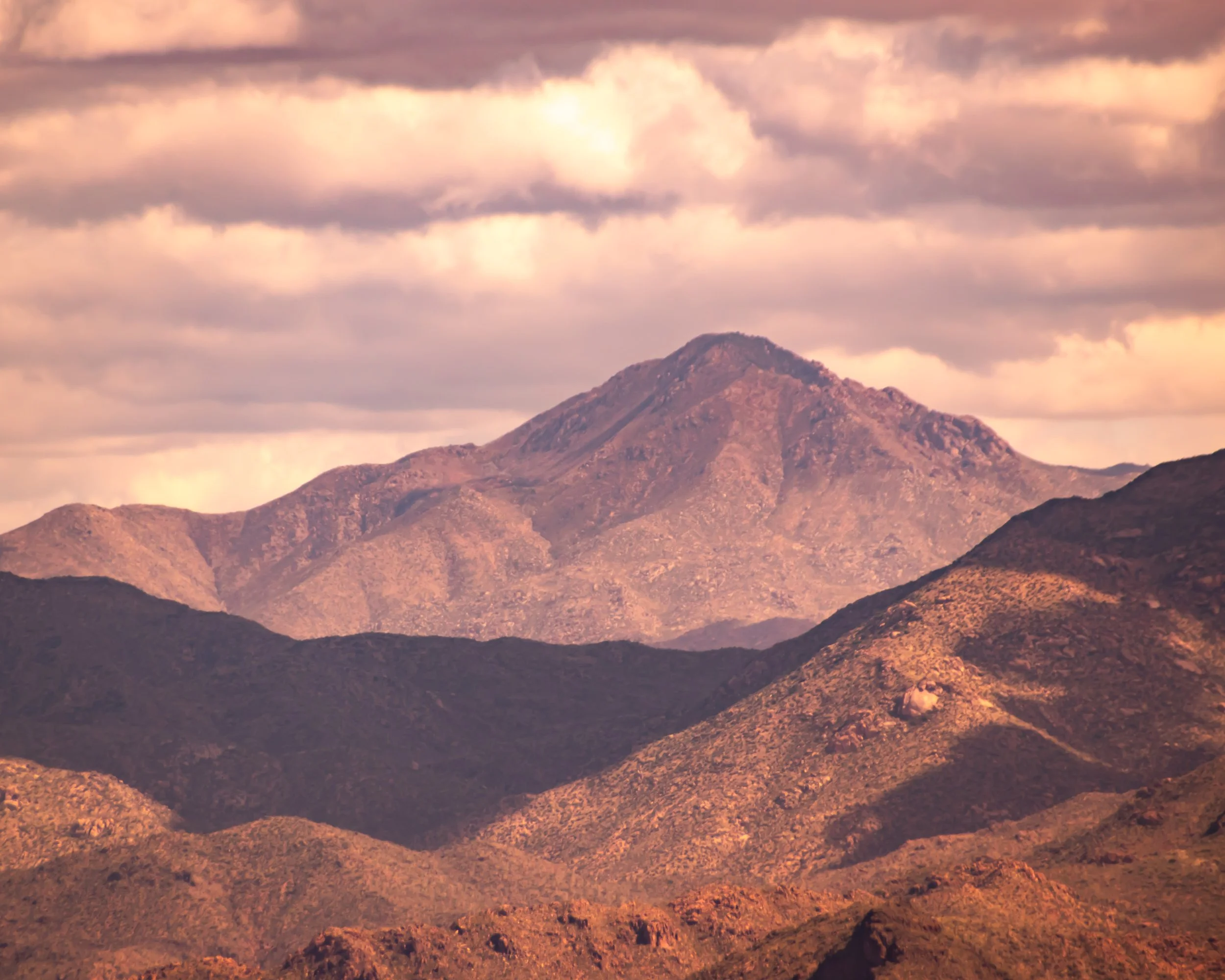 "Layered Distance"
The ridges stack into one another, each rising beyond the last. Elevation becomes not a point—but a progression.
