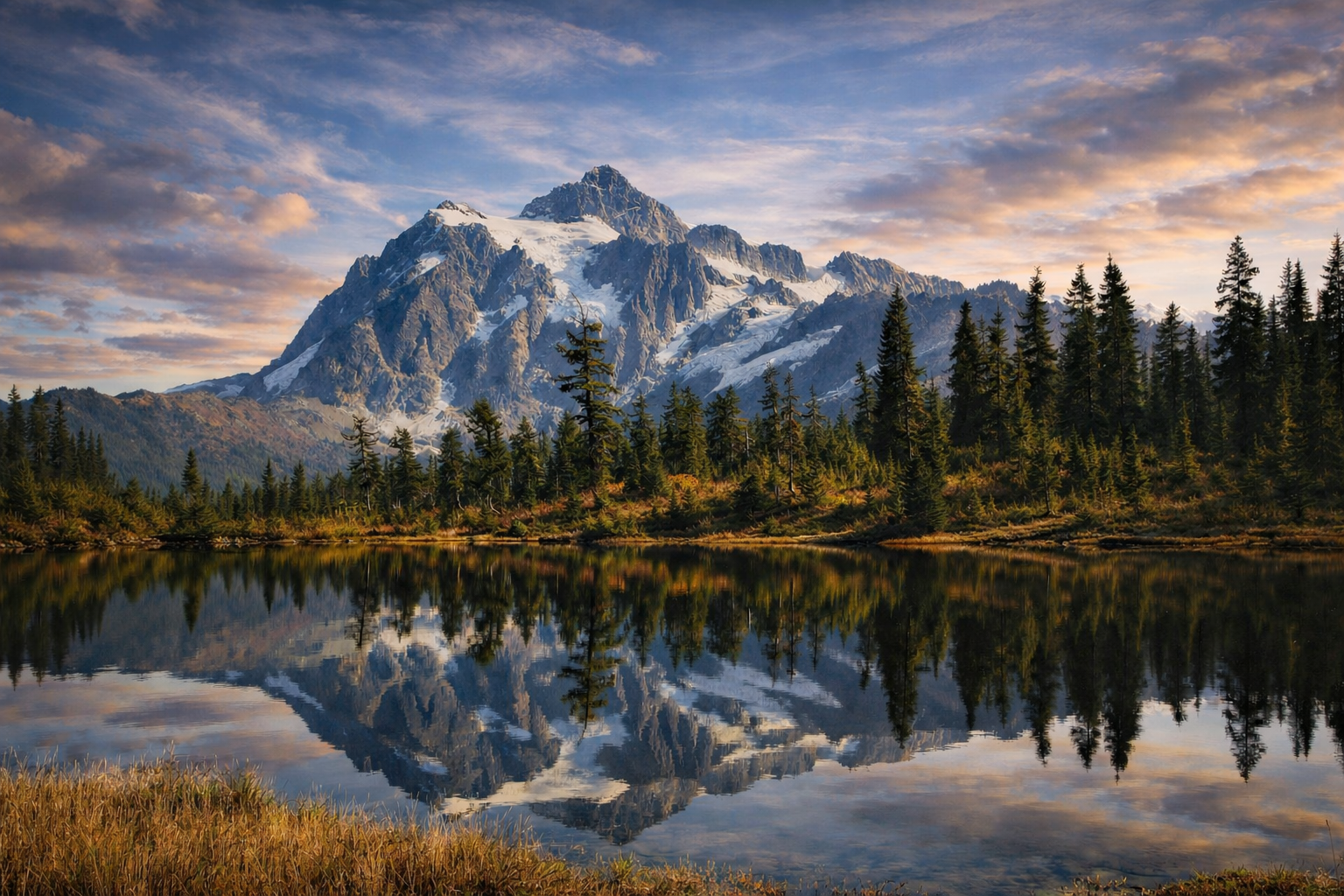 "Reflected Height"
The mountain doubles itself in still water, holding both above and below. Elevation isn’t lost in reflection—it’s reinforced.