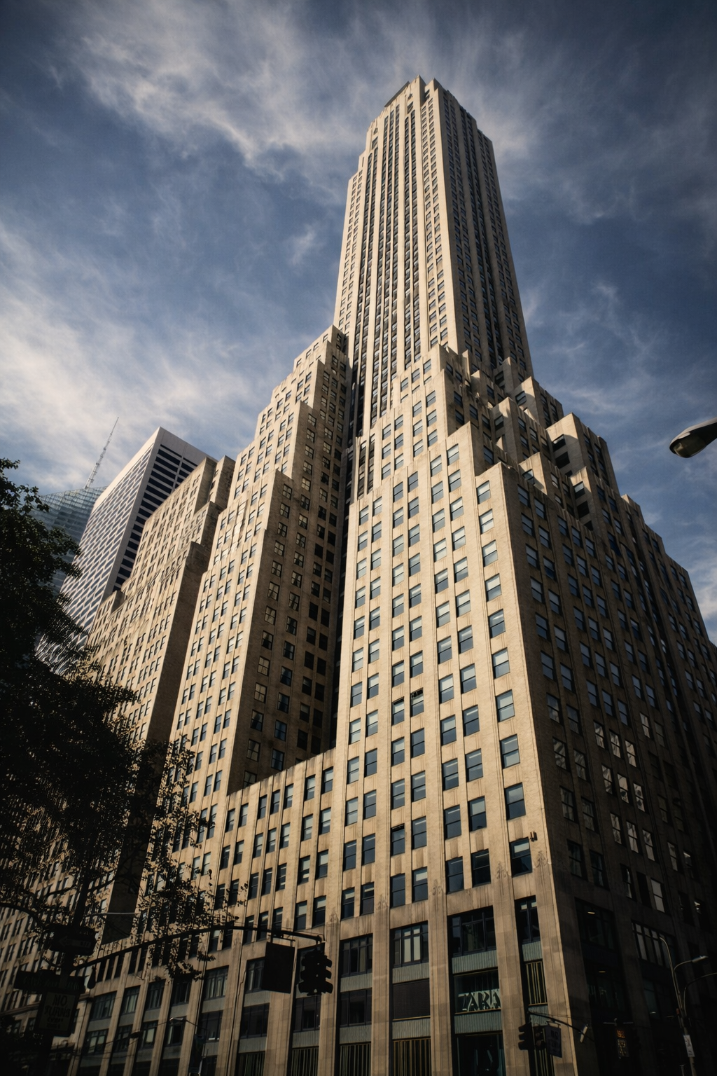 "Upward"
The building reaches up and beyond, pulling the eye with it. Scale becomes the statement.