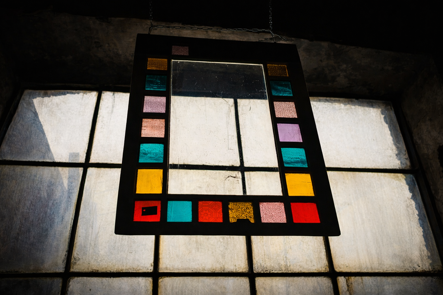 "Framed Light"
Color holds the window in place, shaping how the light enters. What we build doesn’t just contain—it transforms what passes through.