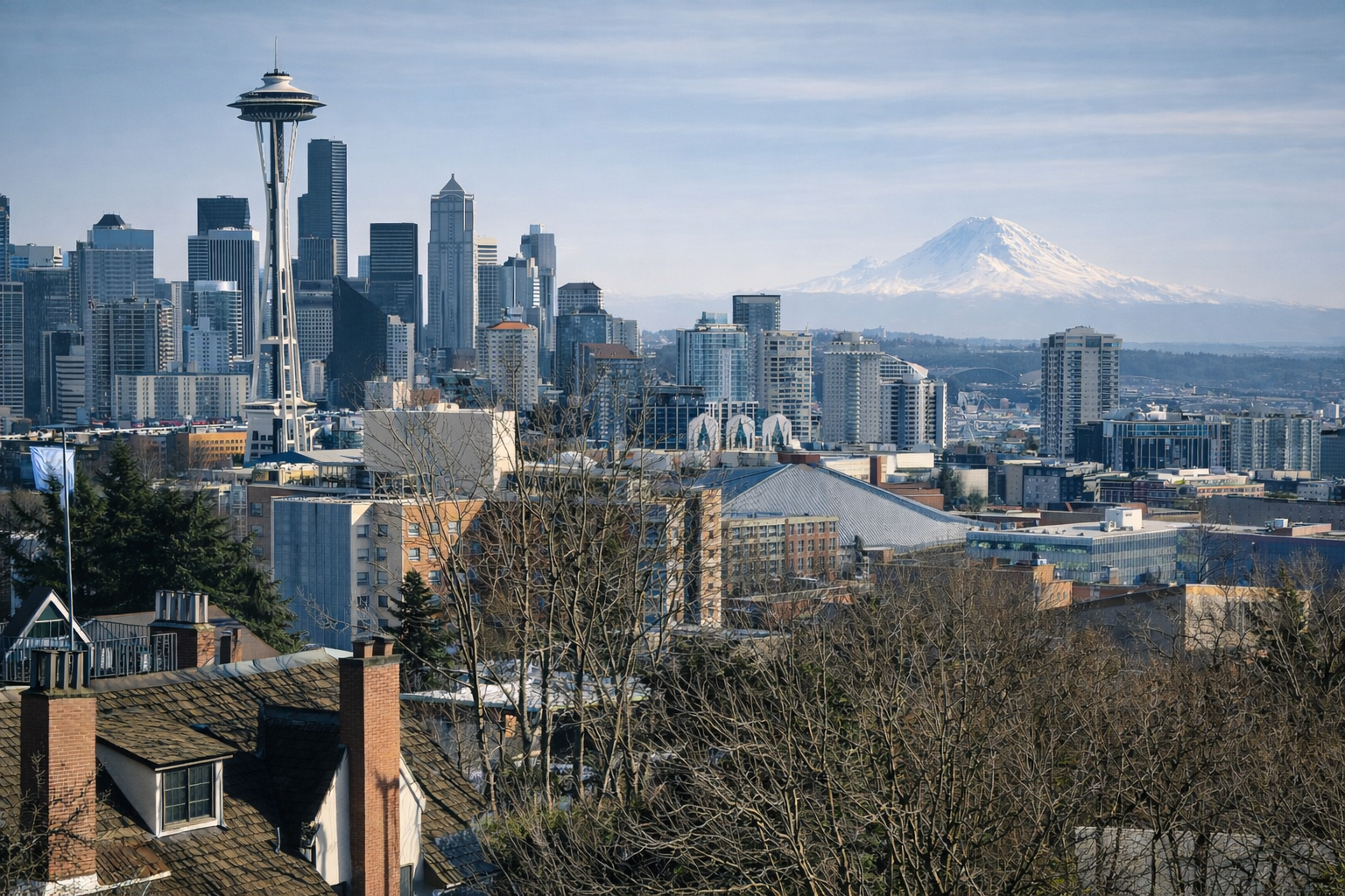 "Beyond the City"
The skyline rises beneath something greater in the distance. What we build reaches high—but never far enough to stand alone.