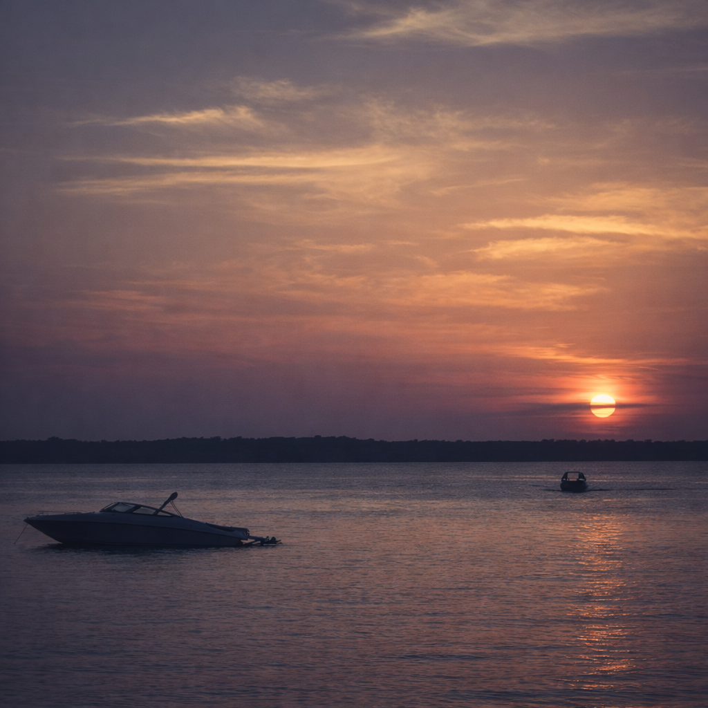 "Letting Go"
The sun lowers into the horizon as everything settles with it. Nothing resists—the day releases itself quietly.