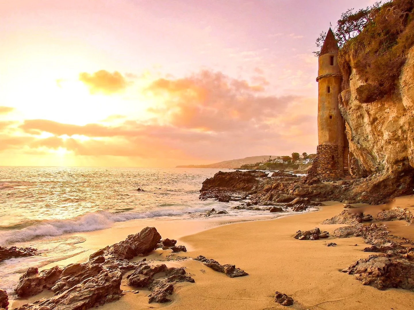 "Last Touch"
The light reaches across sand and stone one final time. What it leaves behind is softer than what it was.