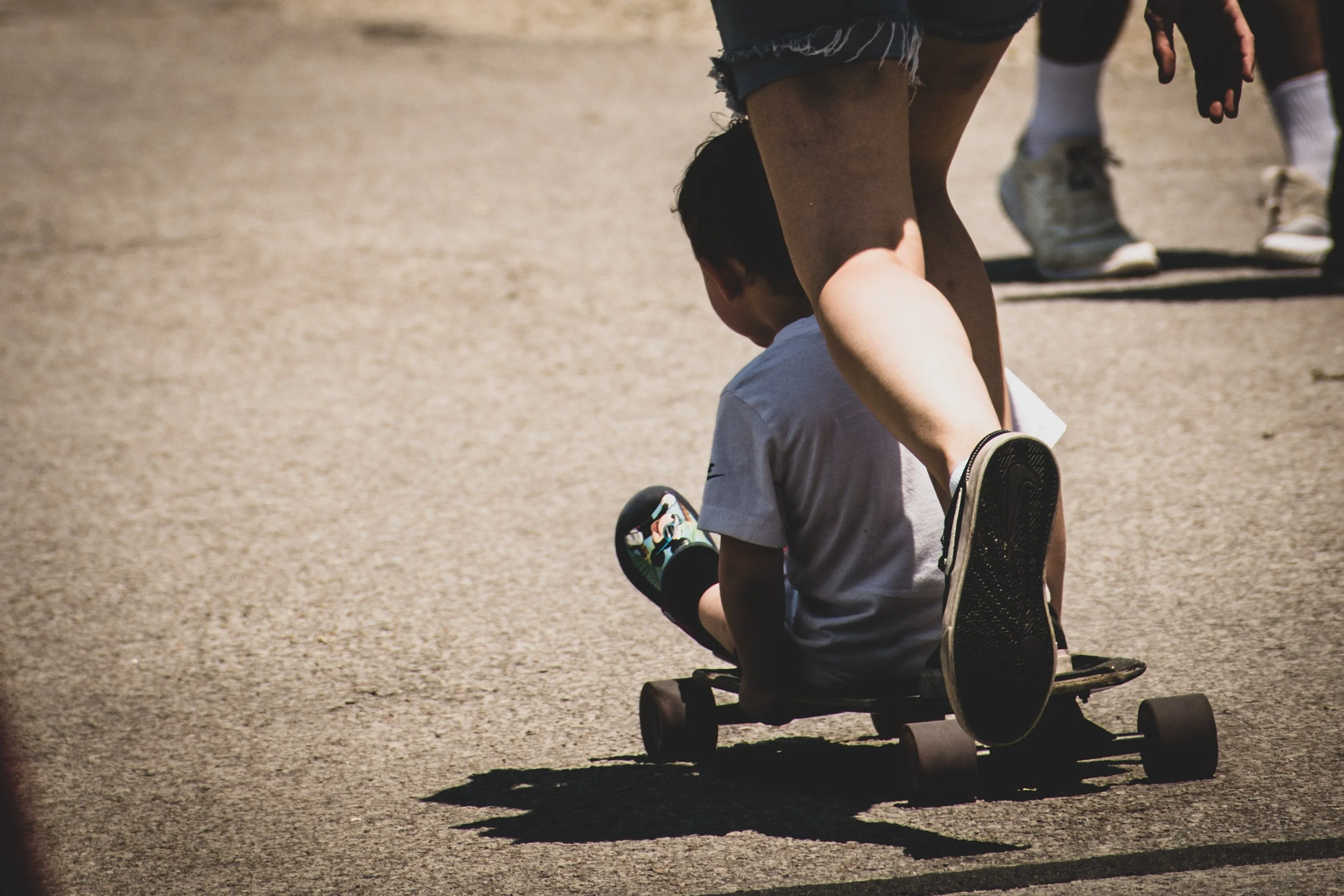 "Carried in Trust"
He moves forward in someone else’s stride, without question or control. The moment rests on trust—complete, unquestioned, and shared.