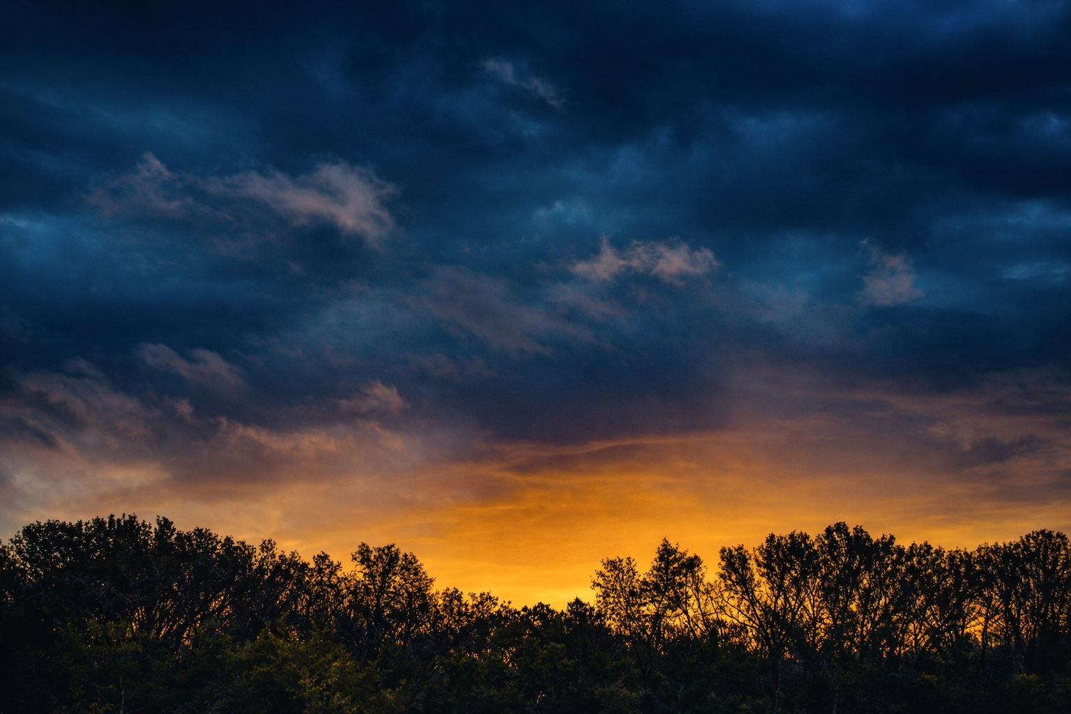 "Cooling Sky"
The warmth gives way to blue, the transition complete but gentle. Nothing ends—it just changes tone.