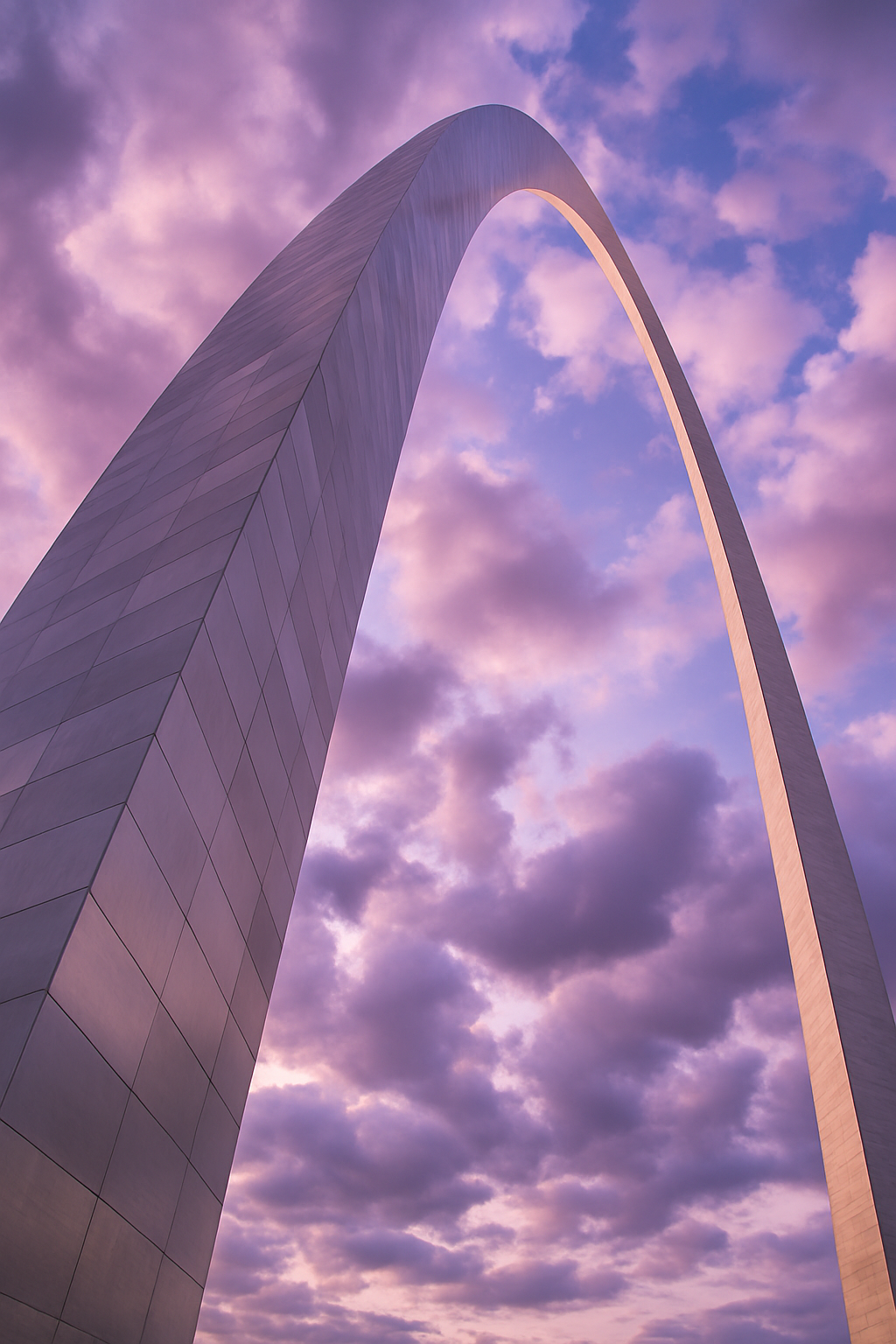 "Drawn Skyward"
The arch rises in a single motion, pulling the eye beyond itself. What we build reaches not just across—but upward.