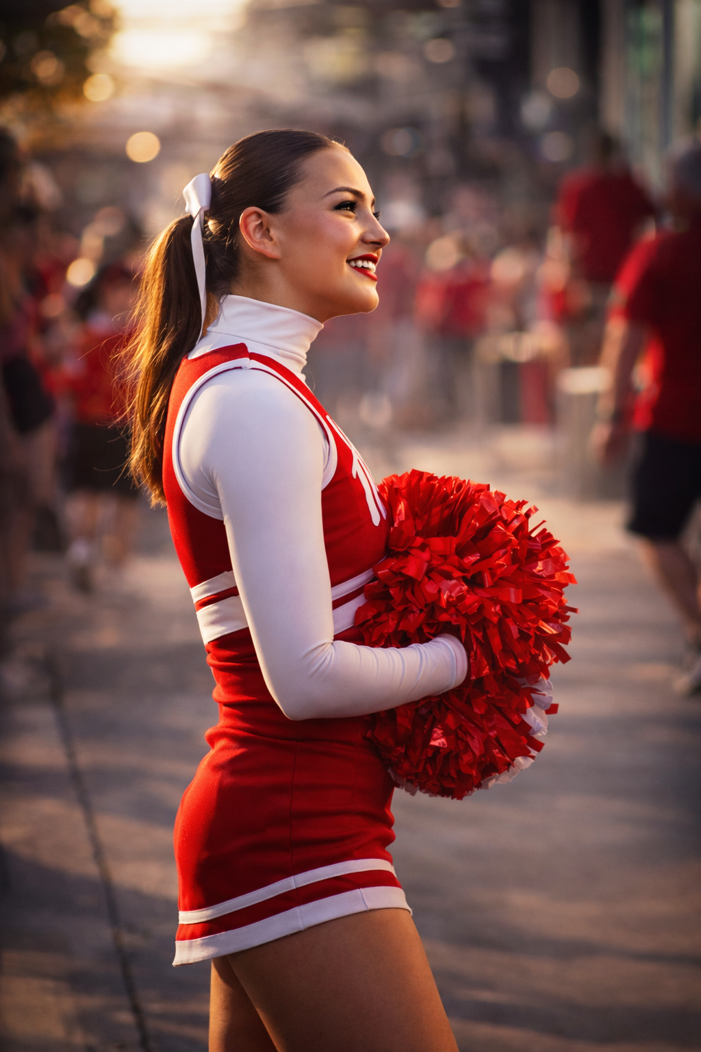 "Unfiltered"
She looks forward without hesitation, untouched by performance. The moment belongs entirely to her.